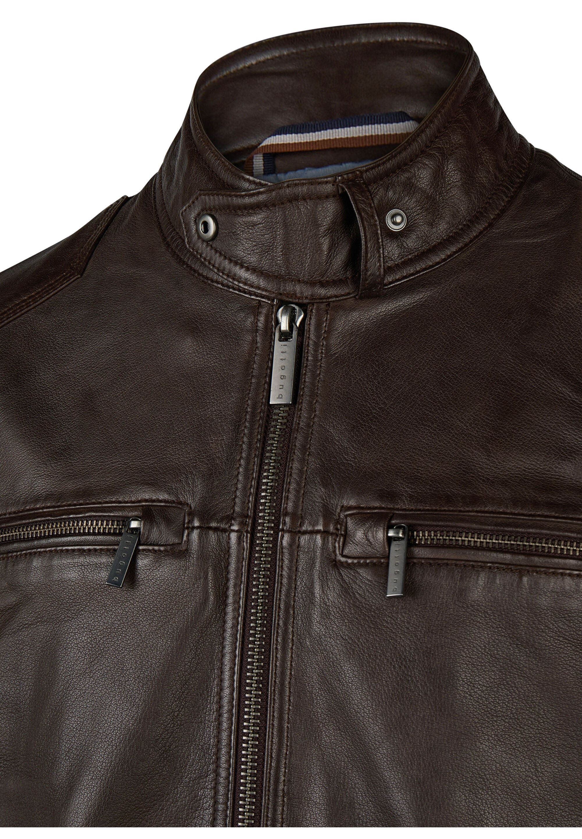 bugatti Winterjacke »BUFILIPPO« ohne Kapuze mit Reißverschlusstaschen