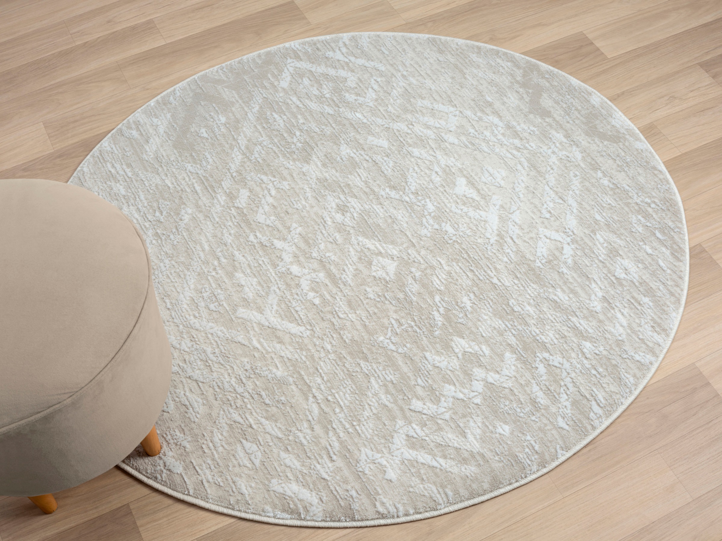 Myflair Möbel & Accessoires Teppich »My Type 2«, rund, 10 mm Höhe, Kurzflor, Ethno-Style, besonders weich durch Microfaser