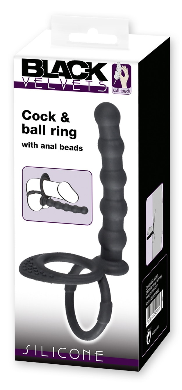 BLACK VELVETS Penisring »Penis- und Hodenring Cock & ball ring«