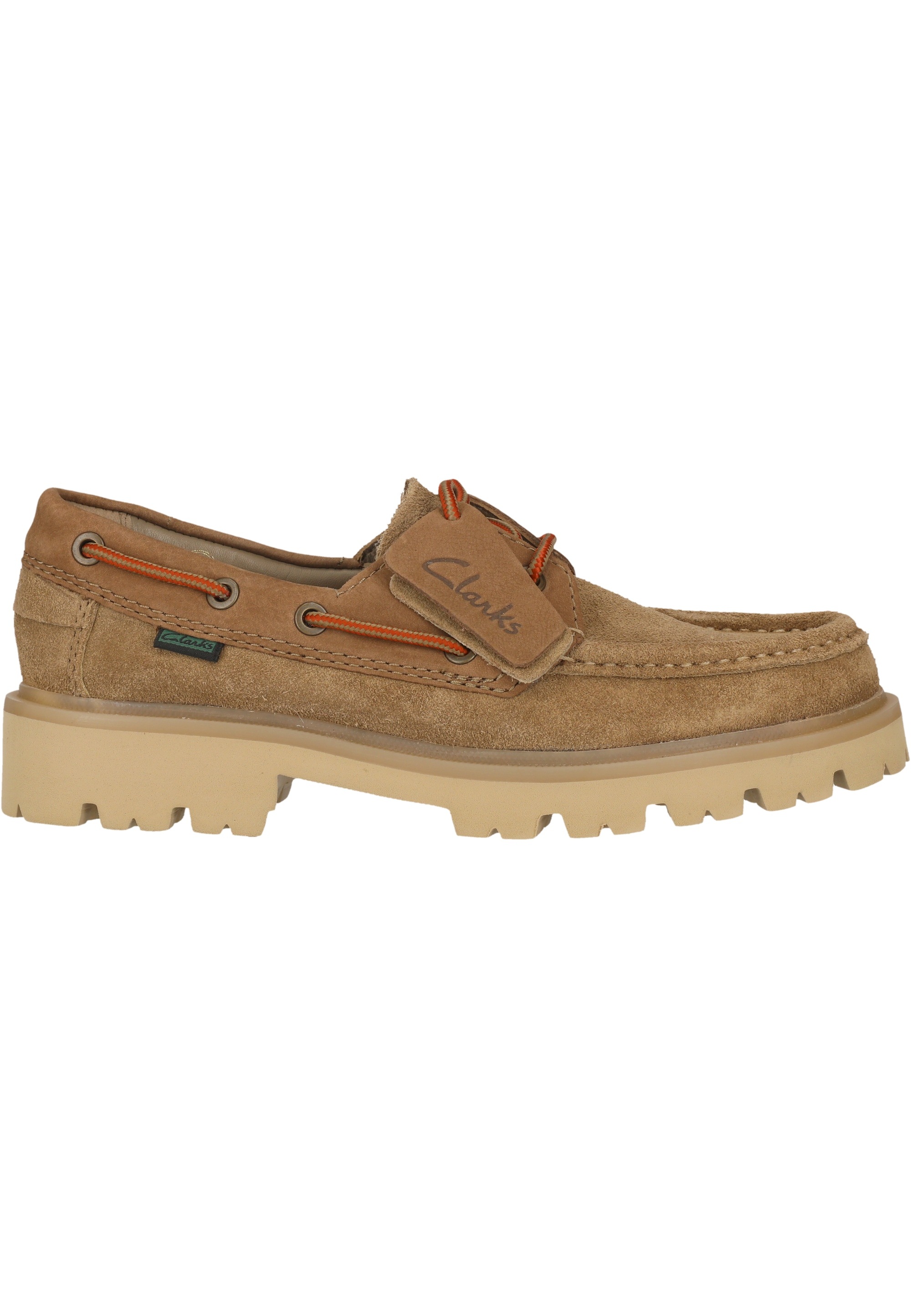Thumbnail - Clarks Schnürschuh "Cleyhill Boat" mit strapazierfähiger Sohle