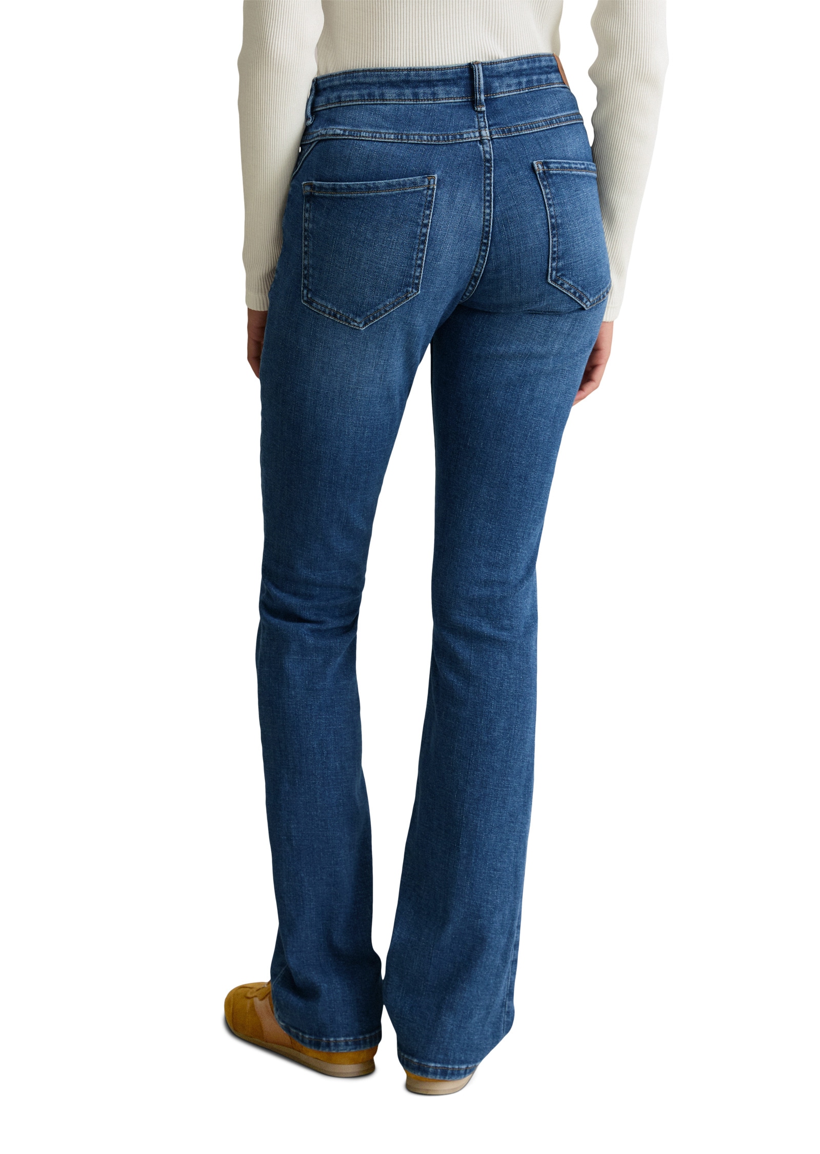Marc O'Polo DENIM Bootcut-Jeans »aus Bio-Baumwoll-Stretch«