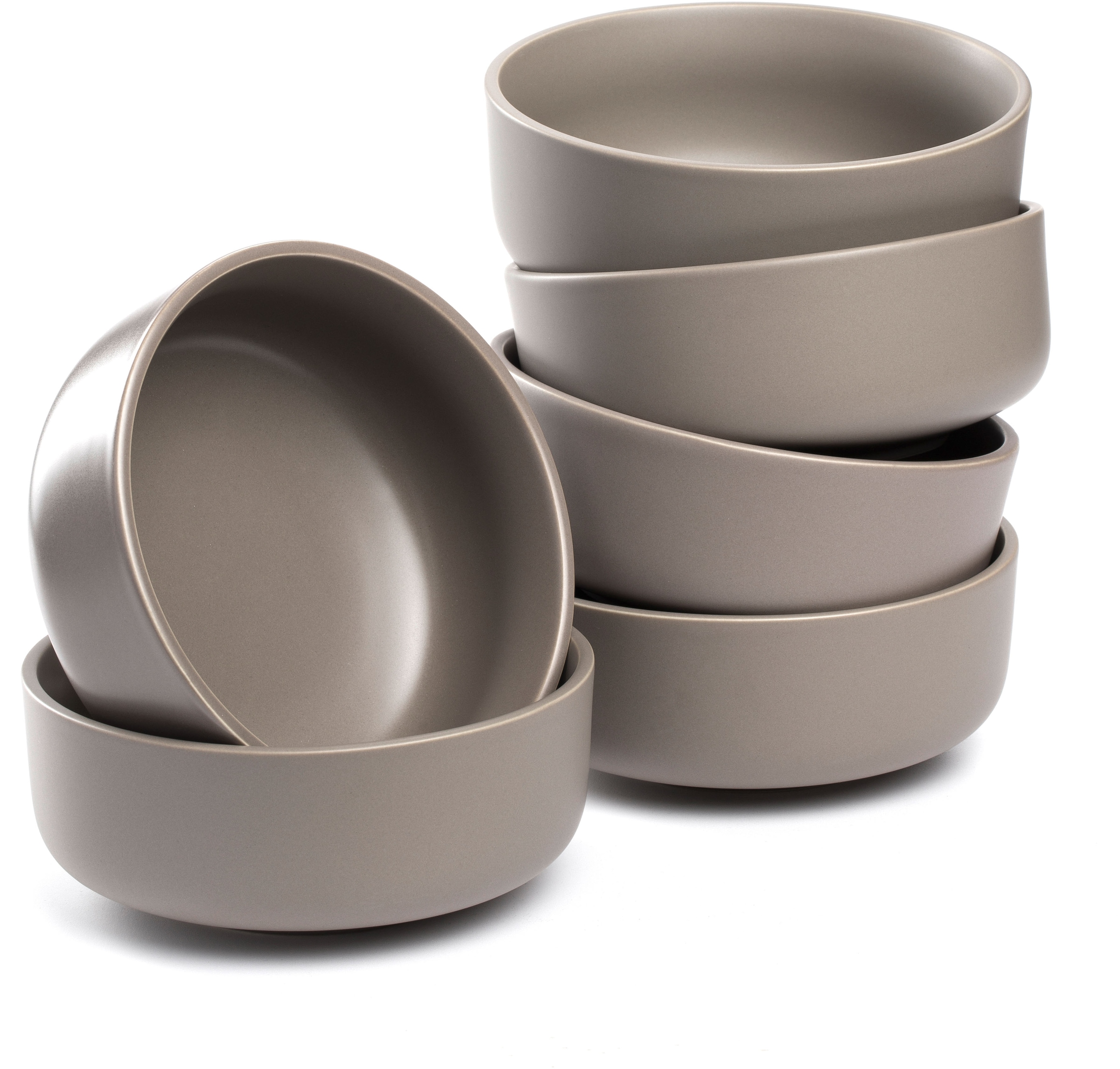 LEONARDO Schale "Keramikschale ROMA, ca. 16 cm, 6er-Set" 6 Stk. aus Keramik spülmaschinengeeignet