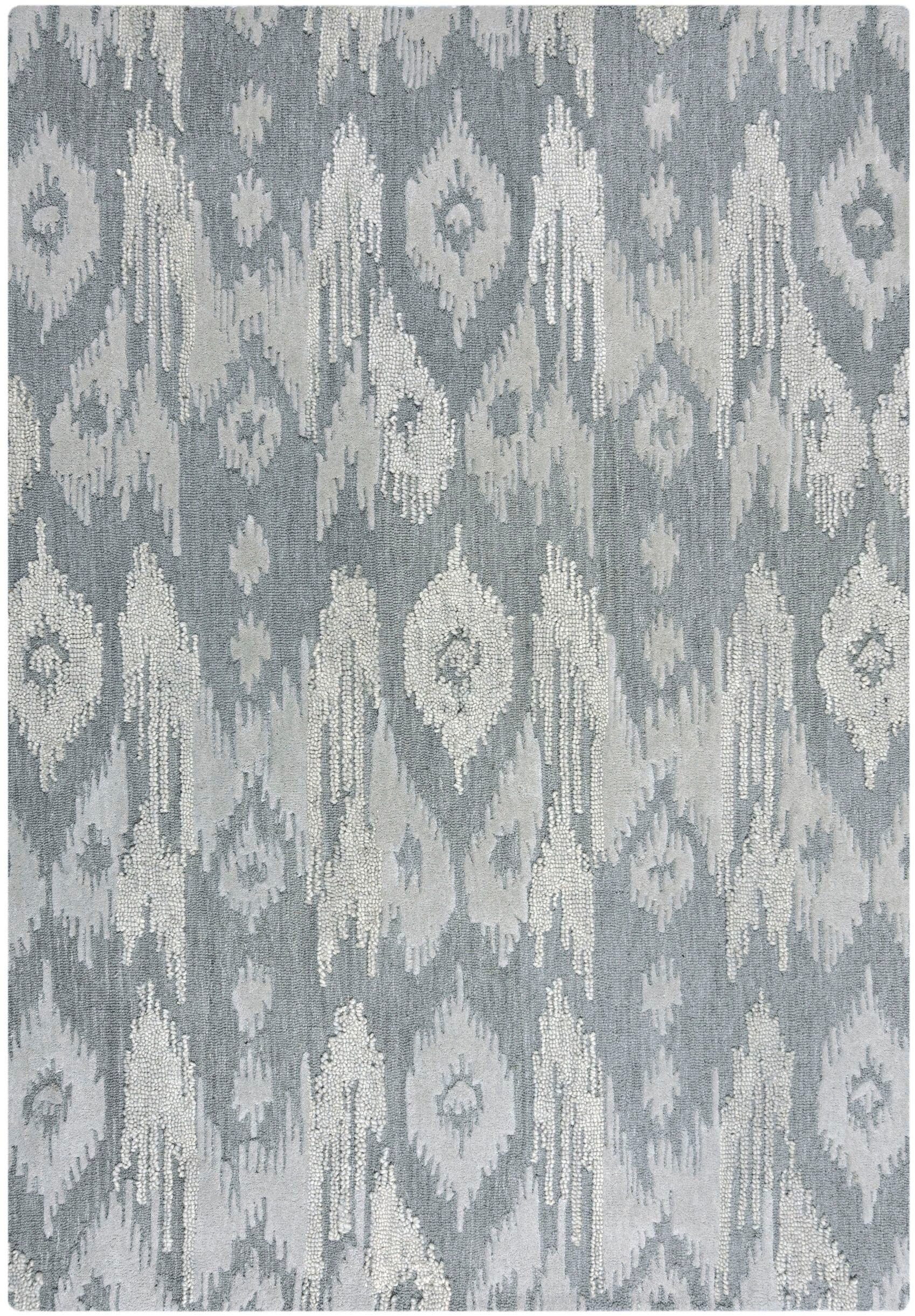 FLAIR RUGS Wollteppich "Dion Ikat, 100% Wolle" rechteckig 8 mm Höhe Ikat-De günstig online kaufen