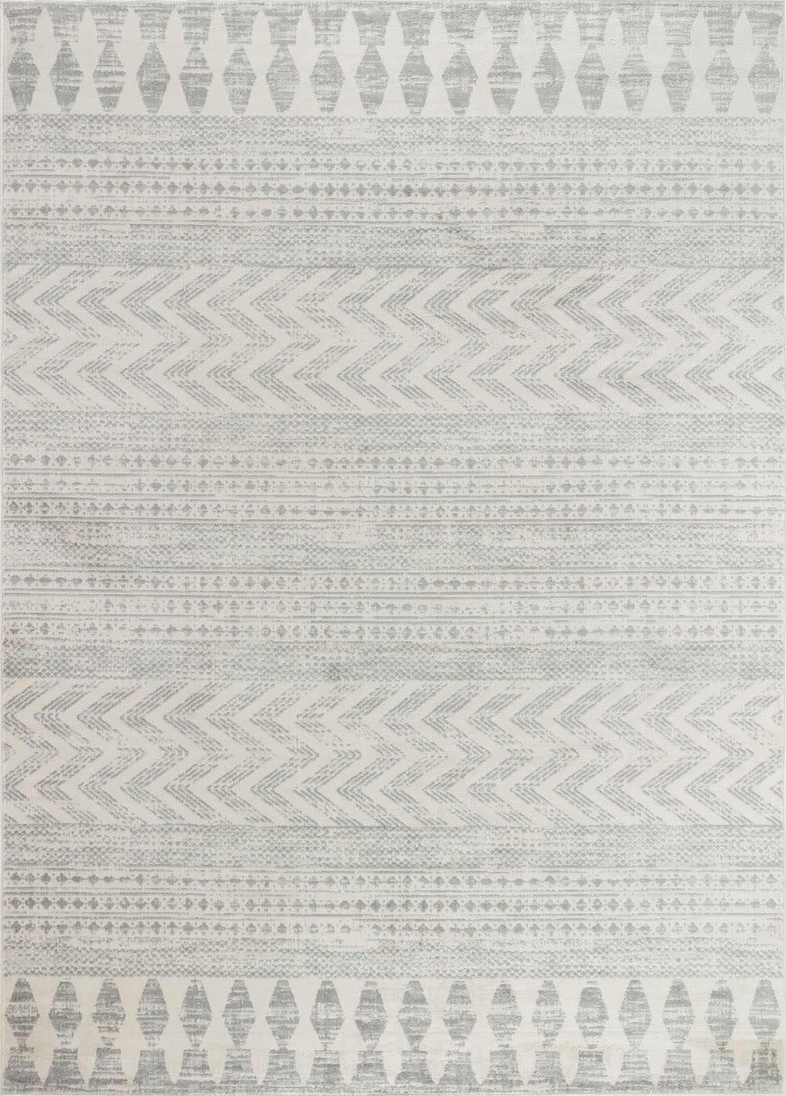 Livabliss Teppich »MYKONOS«, rechteckig, 8 mm Höhe, Skandi Design, Modern Boho Kurzflor Wohnzimmerteppich, Schlafzimmer