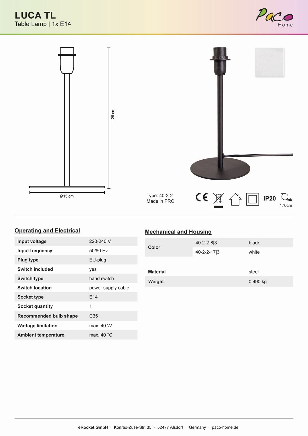 Paco Home Tischleuchte »Tweet 462«, 1 flammig, Leuchtmittel E14 | ohne Leuchtmittel, Lampe Kinderzimmer Ø 18cm Regenbogen Sonne Wolken Höhe 36,5cm E14