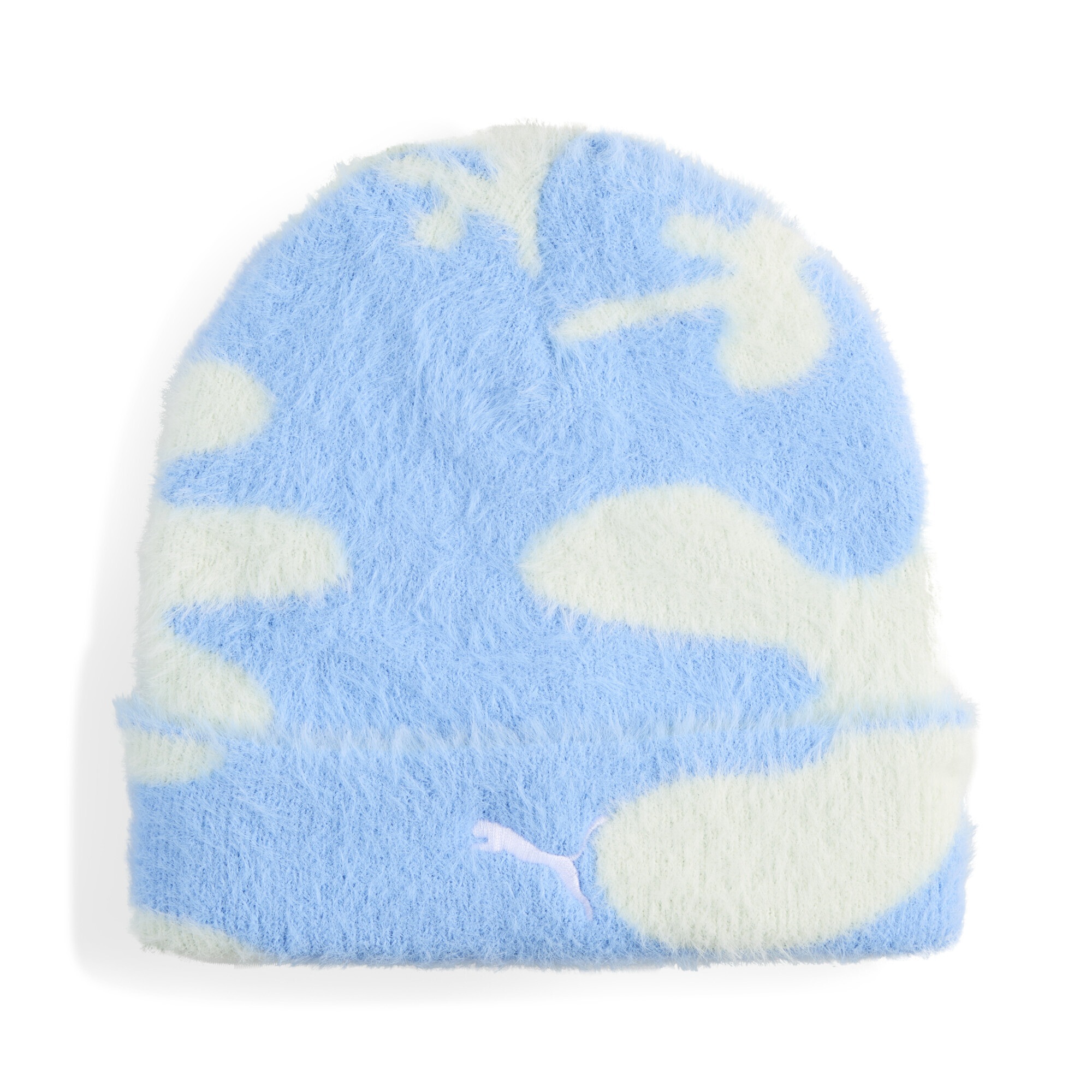 PUMA Beanie "Aufgeraute, bedruckte Beanie mit mittelhoher Krone Erwachsene"