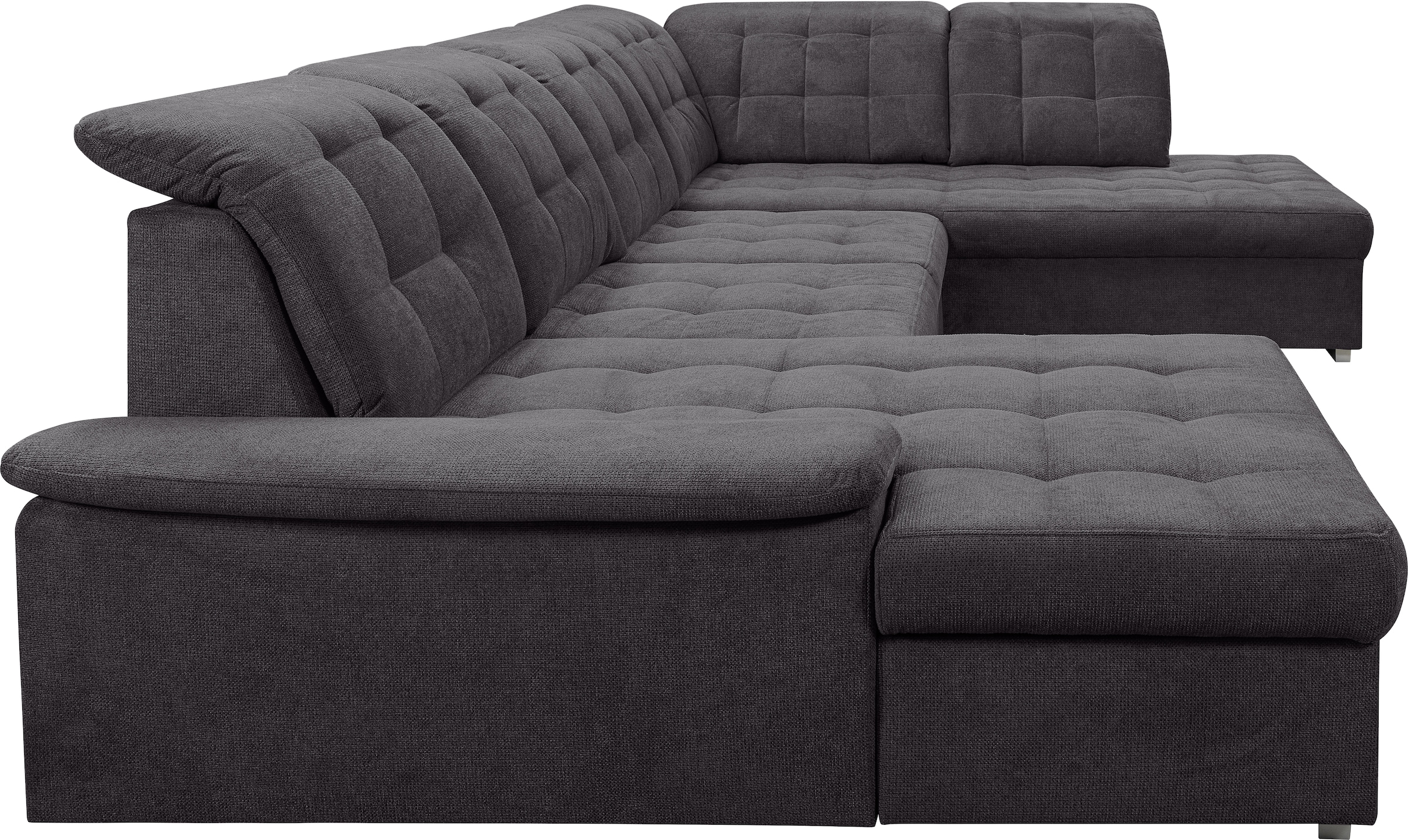 WERK2 Wohnlandschaft »Kordula-New Multifunktion Couch, Breite 332cm, U-Form«, Sofa in U-Form mit Schlaffunktion & Bettkasten, Schlafcouch