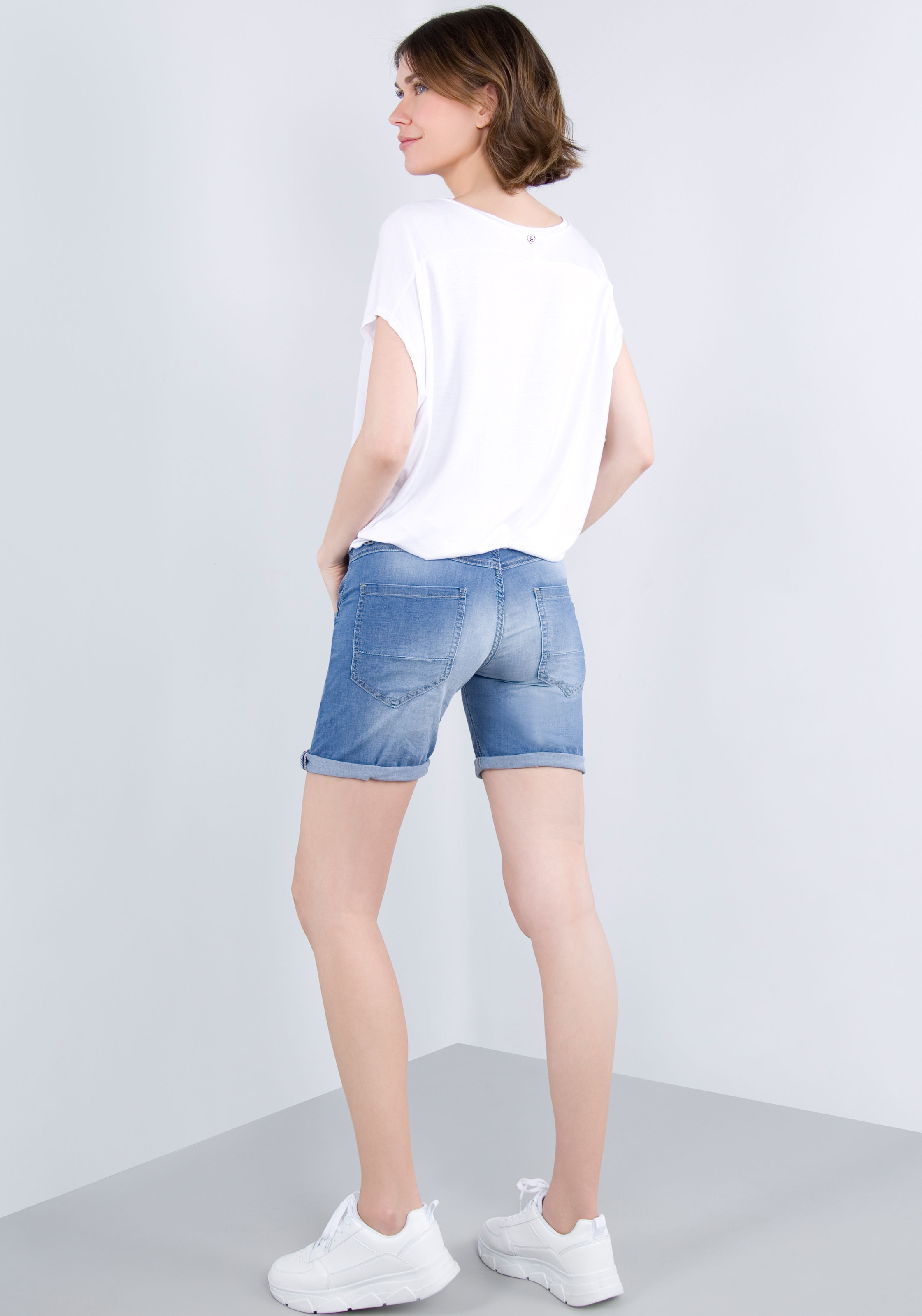 Please Jeans Shorts, in leichter Denim-Qualität - Slim Fit günstig online kaufen