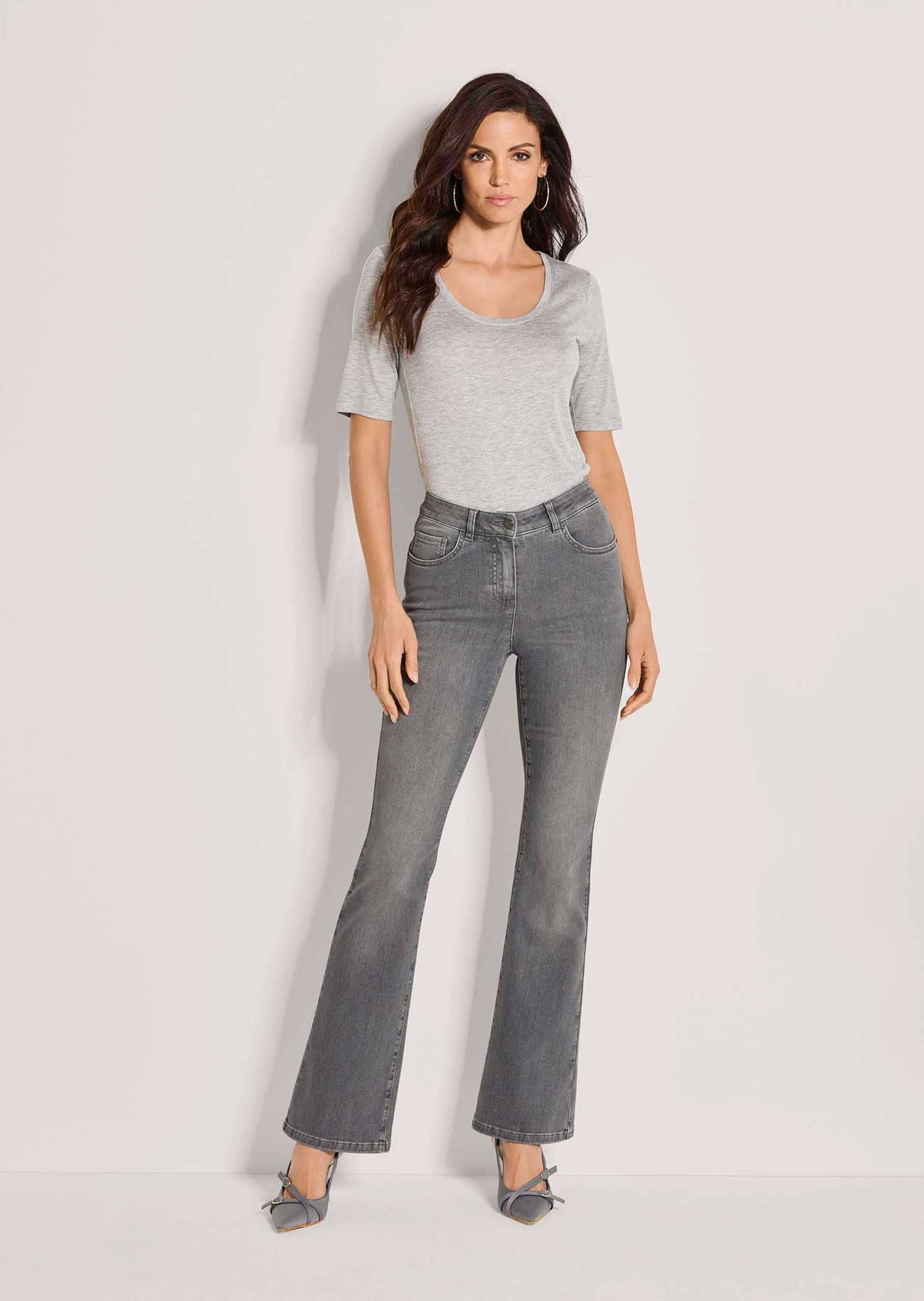 MADELEINE Regular-fit-Jeans »Schlaghose Five-Pocket-Jeans im Bootcut-Style«