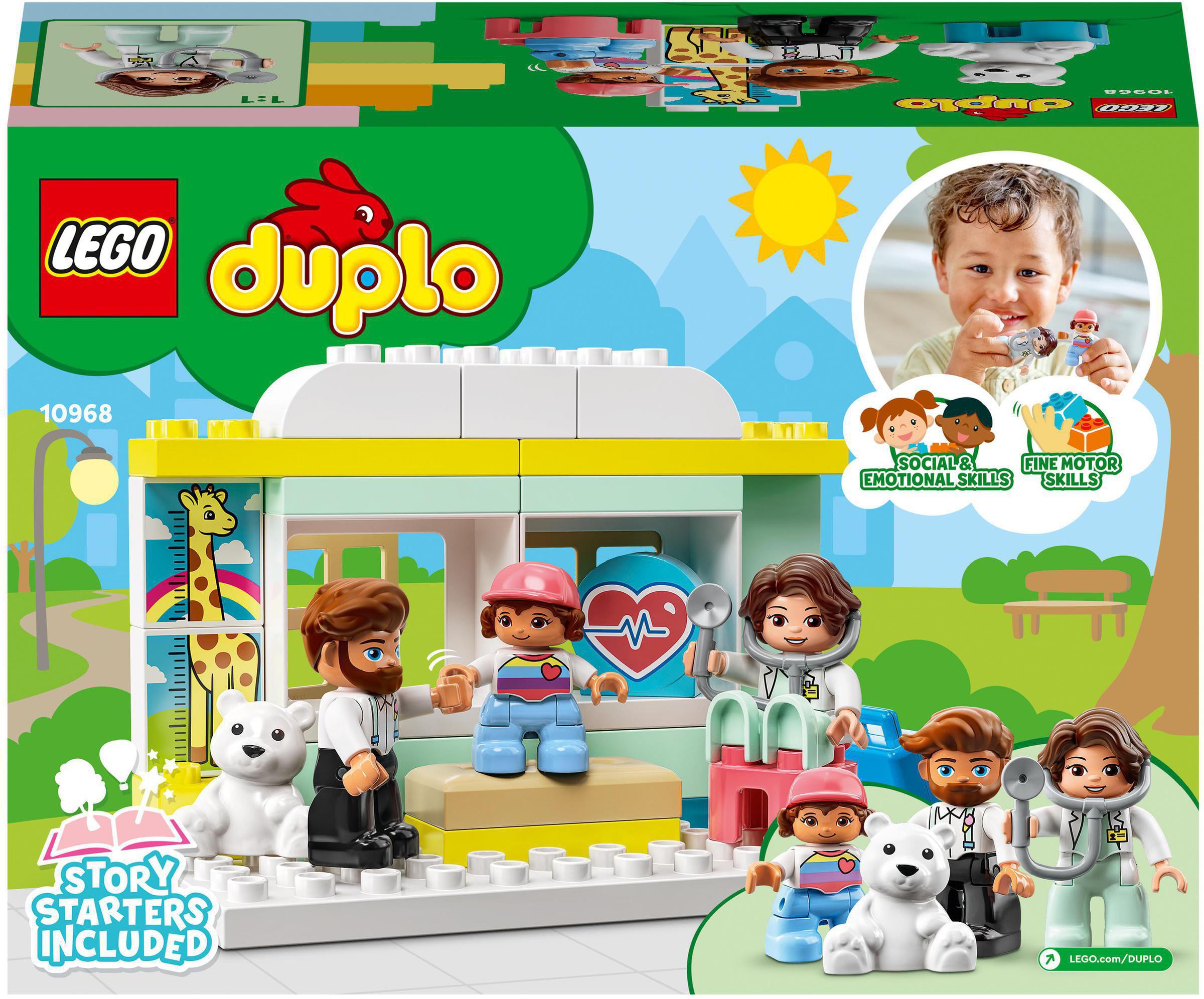 LEGO® Konstruktionsspielsteine »Arztbesuch (10968), LEGO® DUPLO«, (34 St.), Made in Europe