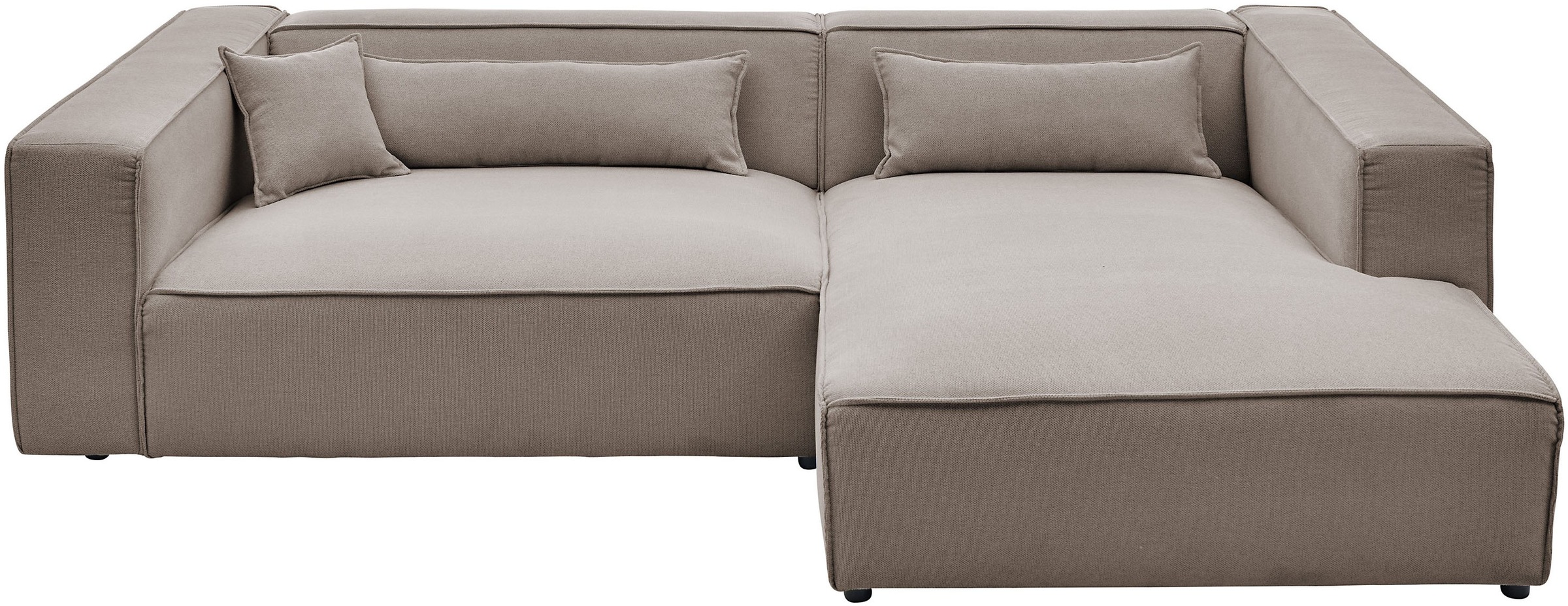 LeGer Home by Lena Gercke Ecksofa "PIARA XXL, Big-Sofa, Cord, Leinenoptik o günstig online kaufen