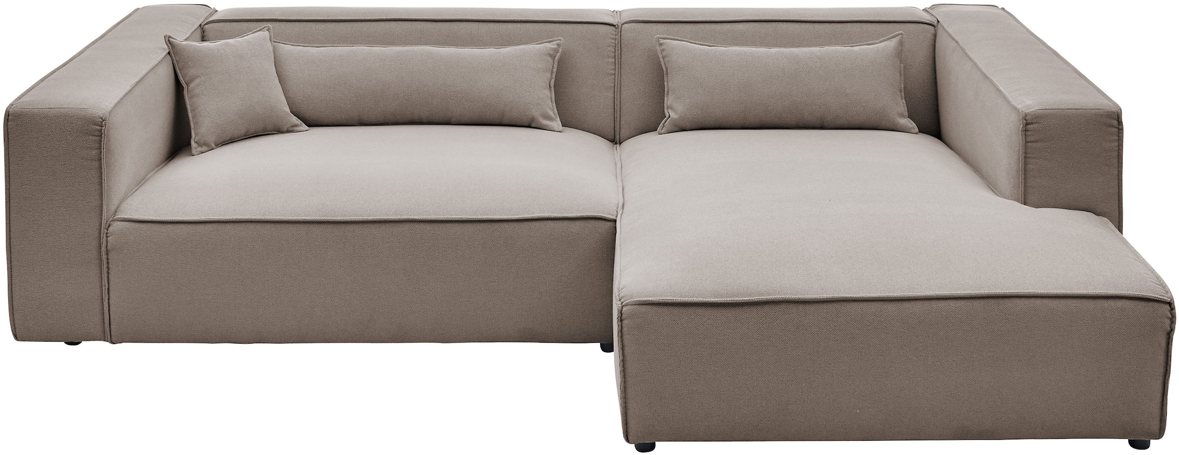 LeGer Home by Lena Gercke Ecksofa "PIARA XXL, Big-Sofa in Cord oder Leineno günstig online kaufen