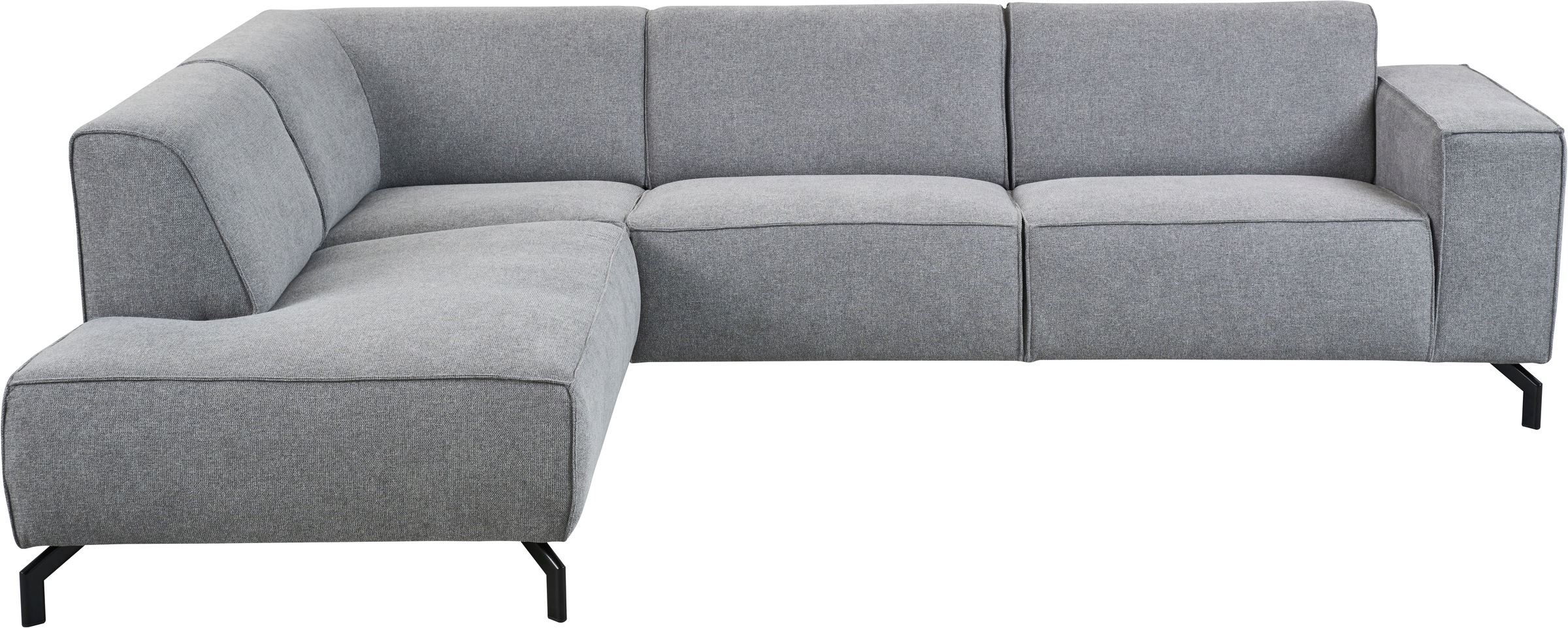 PLACES OF STYLE Ecksofa "Lorcan, Breite 275 cm, weiches Sitzgefühl" Massivh günstig online kaufen