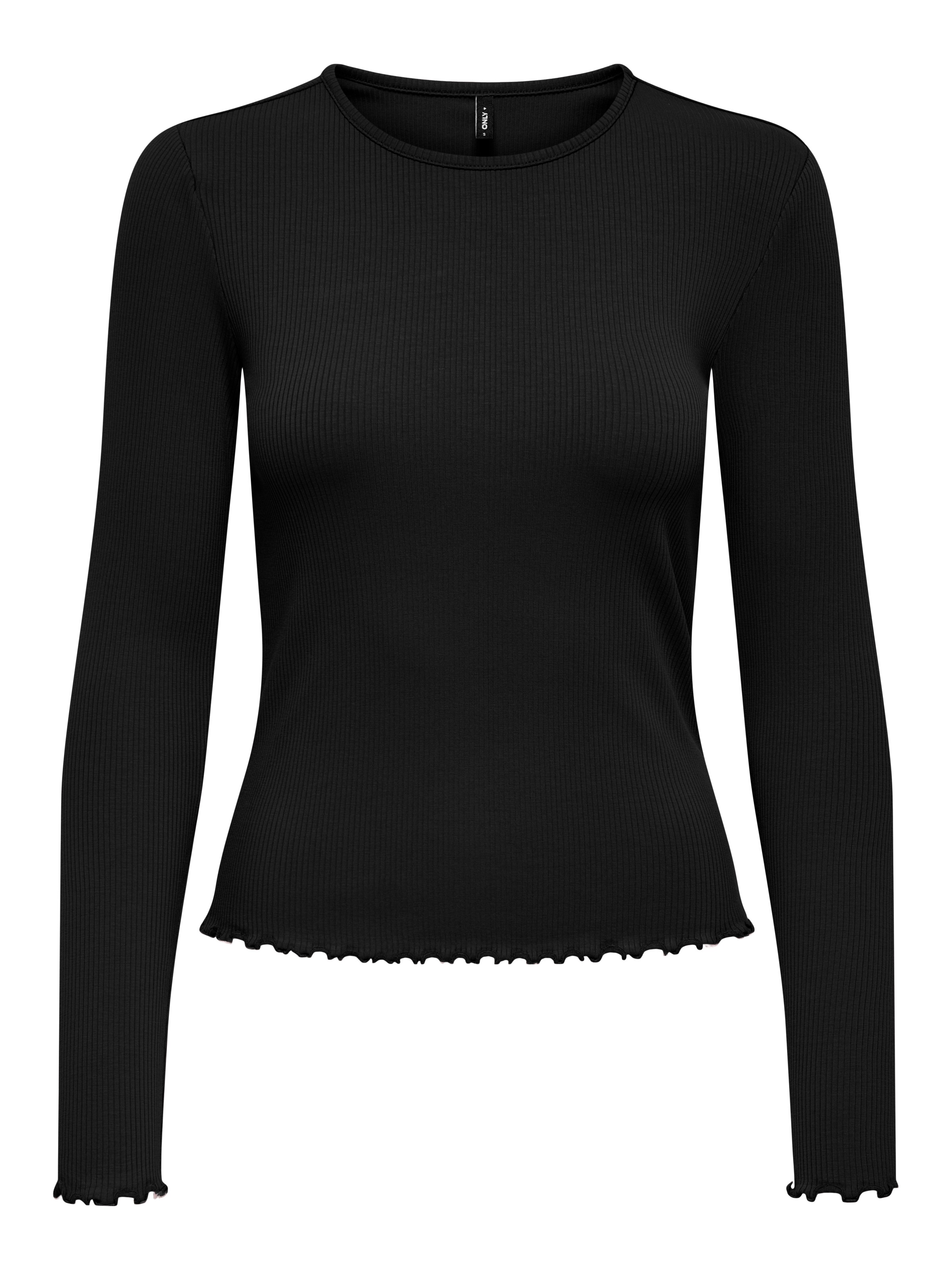 ONLY Langarmshirt »ONLINA L/S O-NECK TOP JRS«