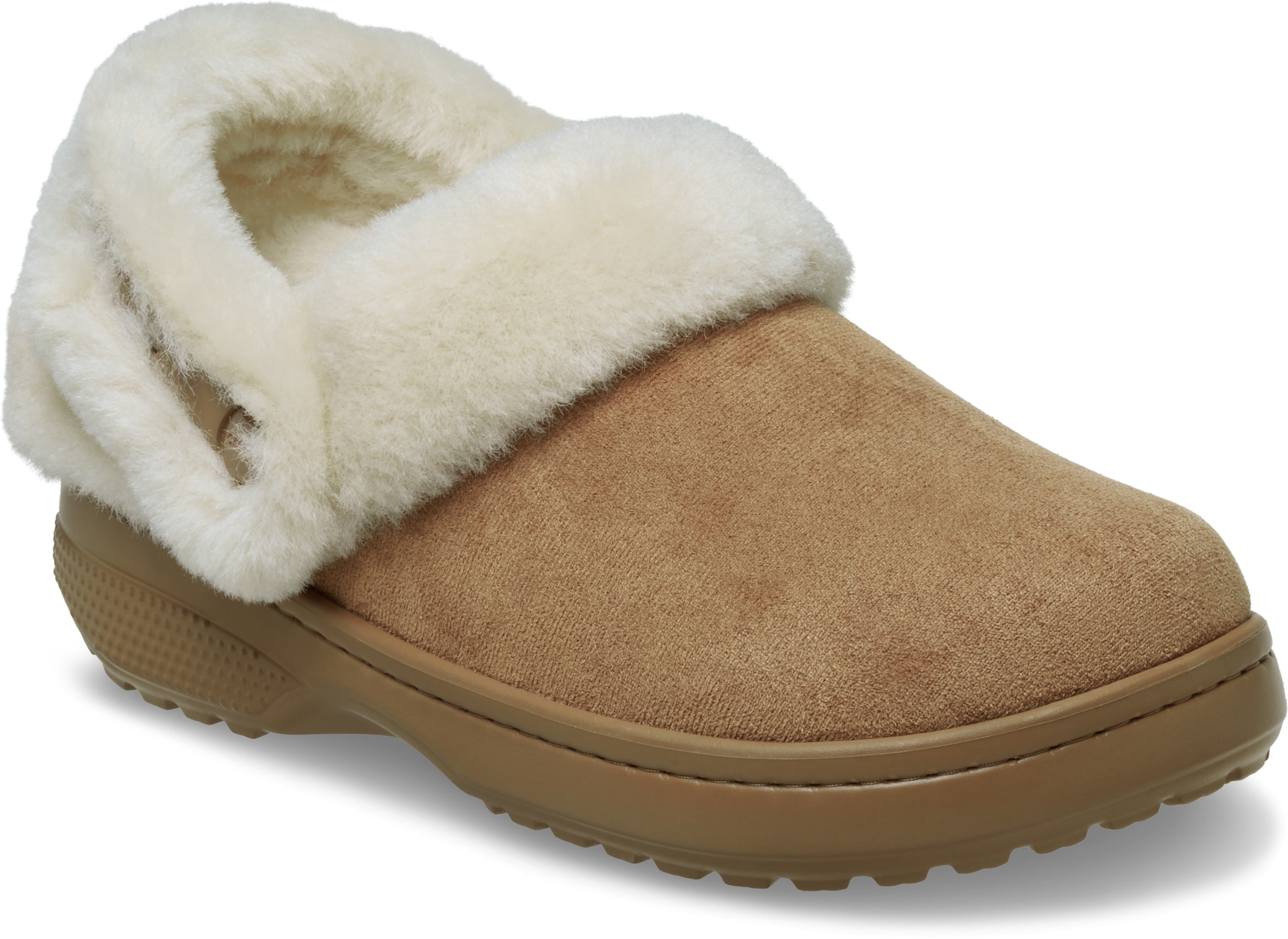 Crocs Hausschuh »Unfurgettable Vegan Suede Clog«  Schlupfschuh, Homeslipper mit Warmfutter