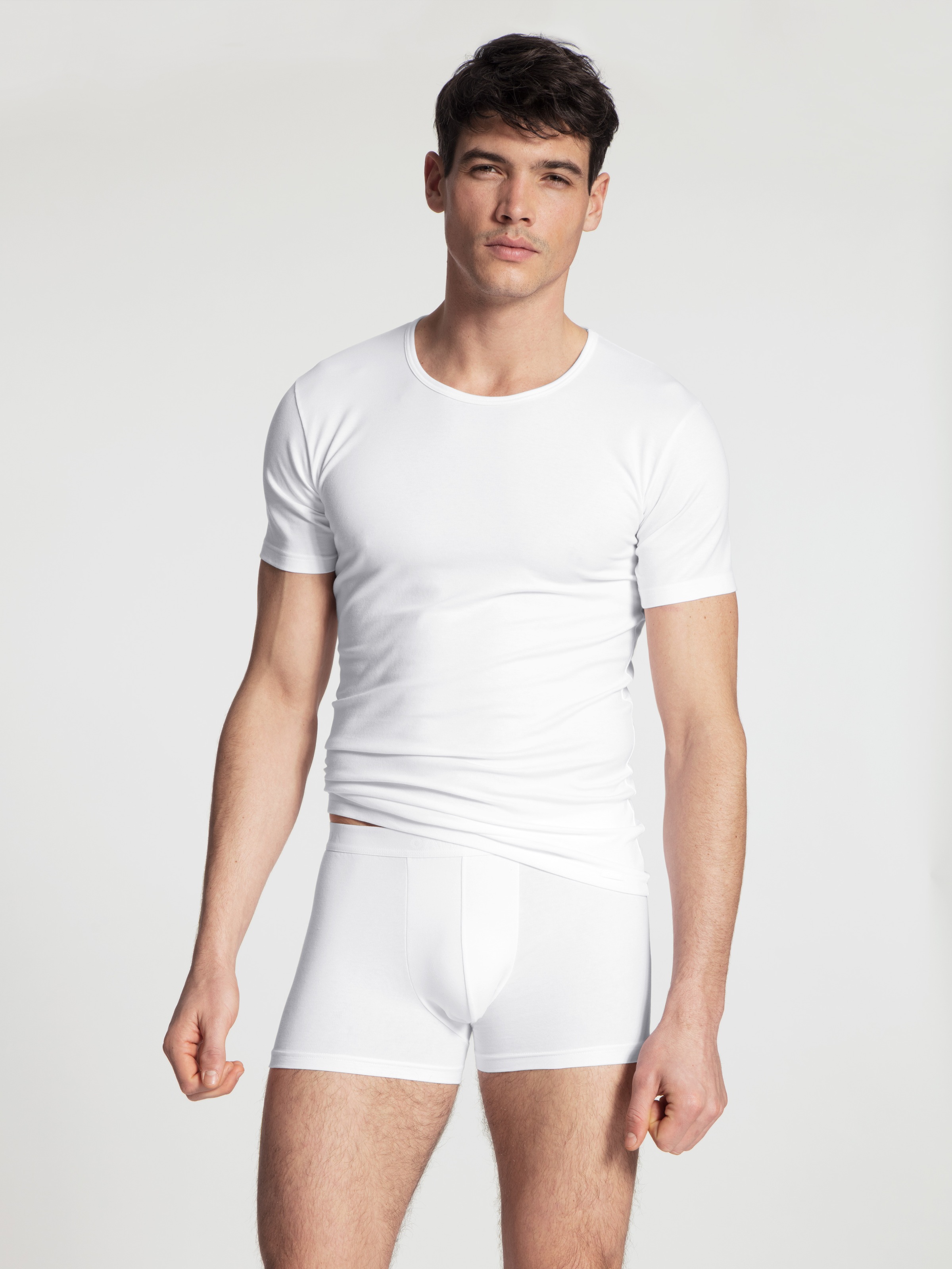 CALIDA Boxershorts »Natural Benefit«, (3er Pack), mit formstabiler Single Jersey-Qualität