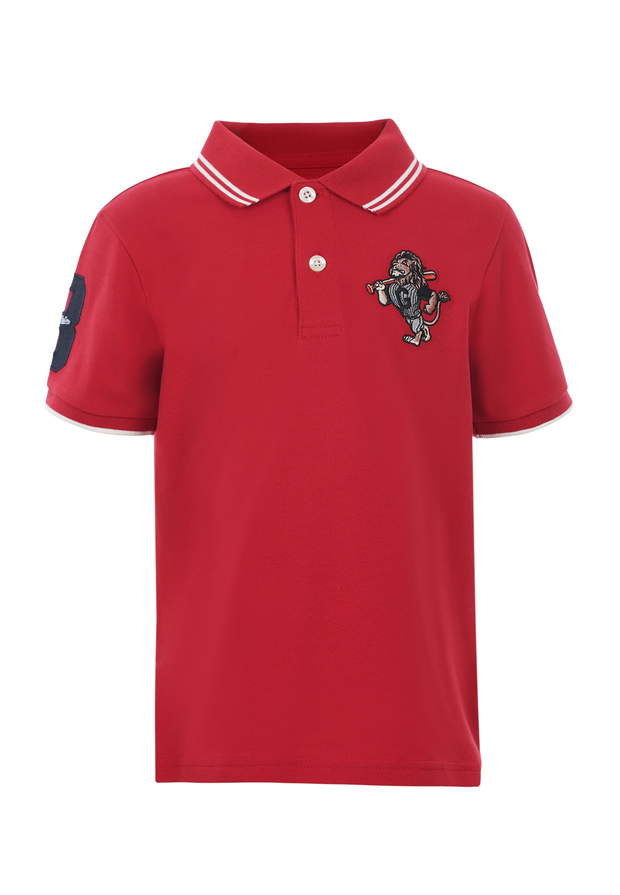 GIORDANO junior Poloshirt »Retro Comic Style«, mit toller Löwen-Stickerei ▷  bestellen | BAUR