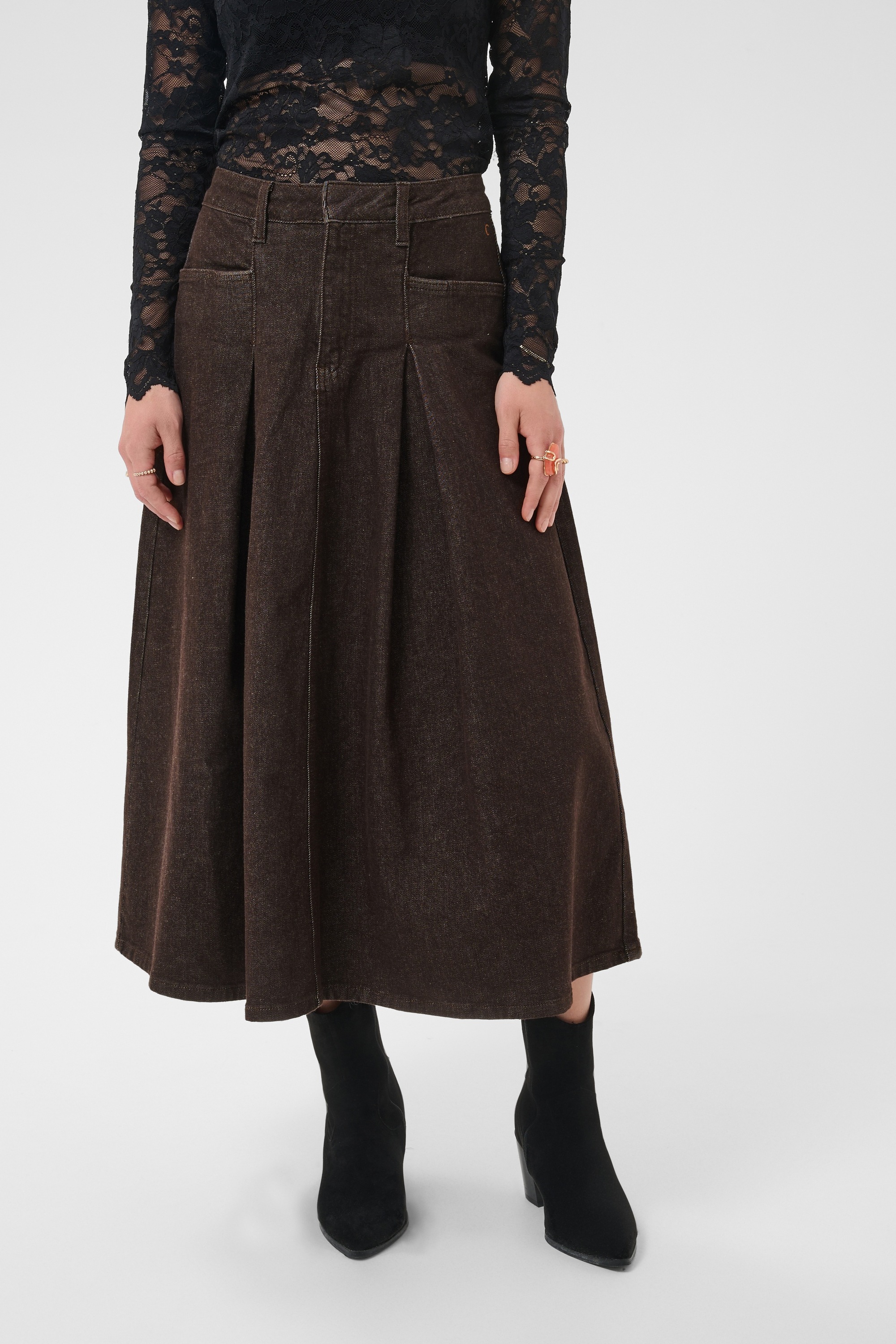 Cream Midirock »Damen Rock CRRenai«