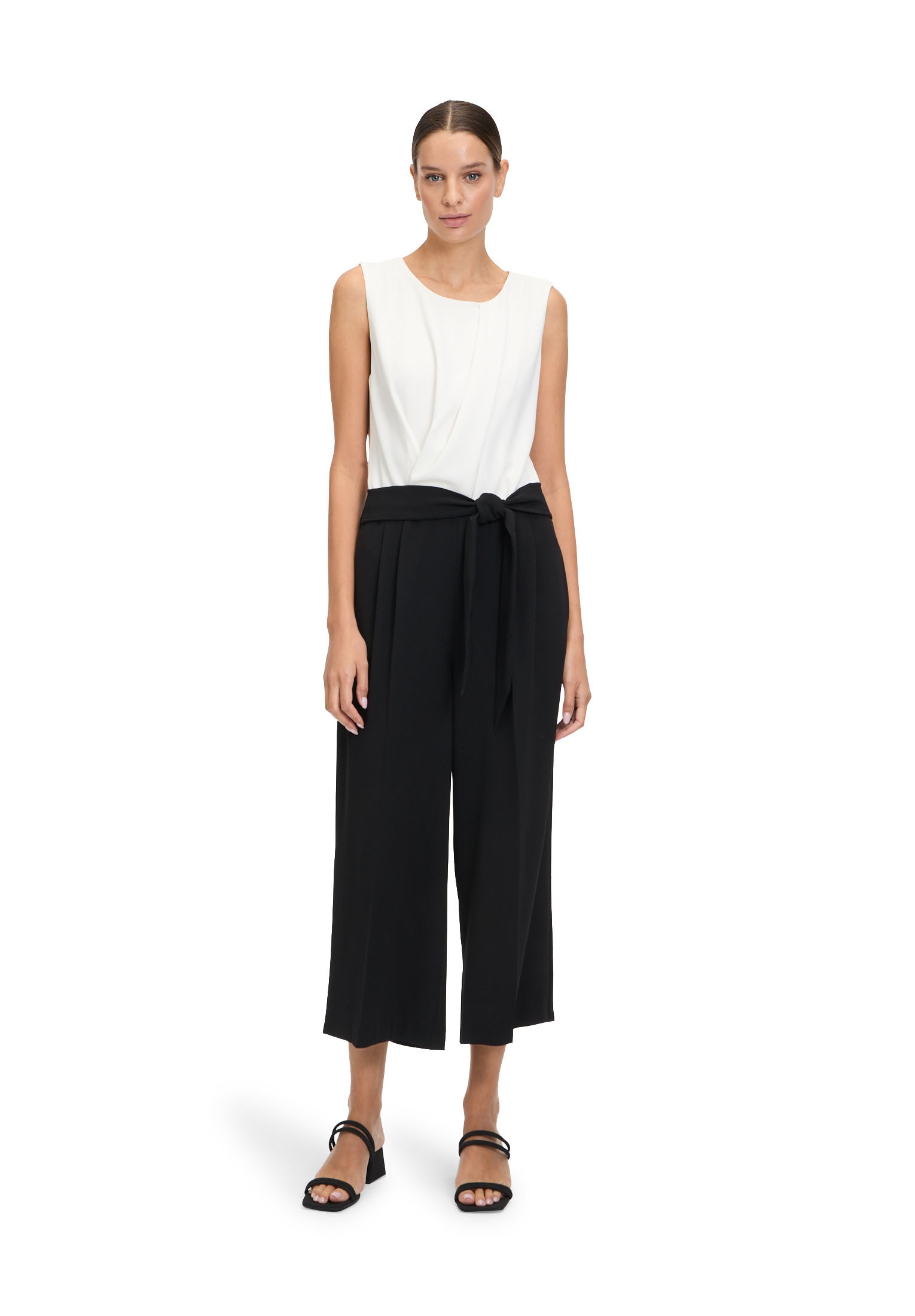 Betty&Co Overall "Betty & Co Damen Jumpsuit ohne Arm", (1 tlg.), Falten günstig online kaufen