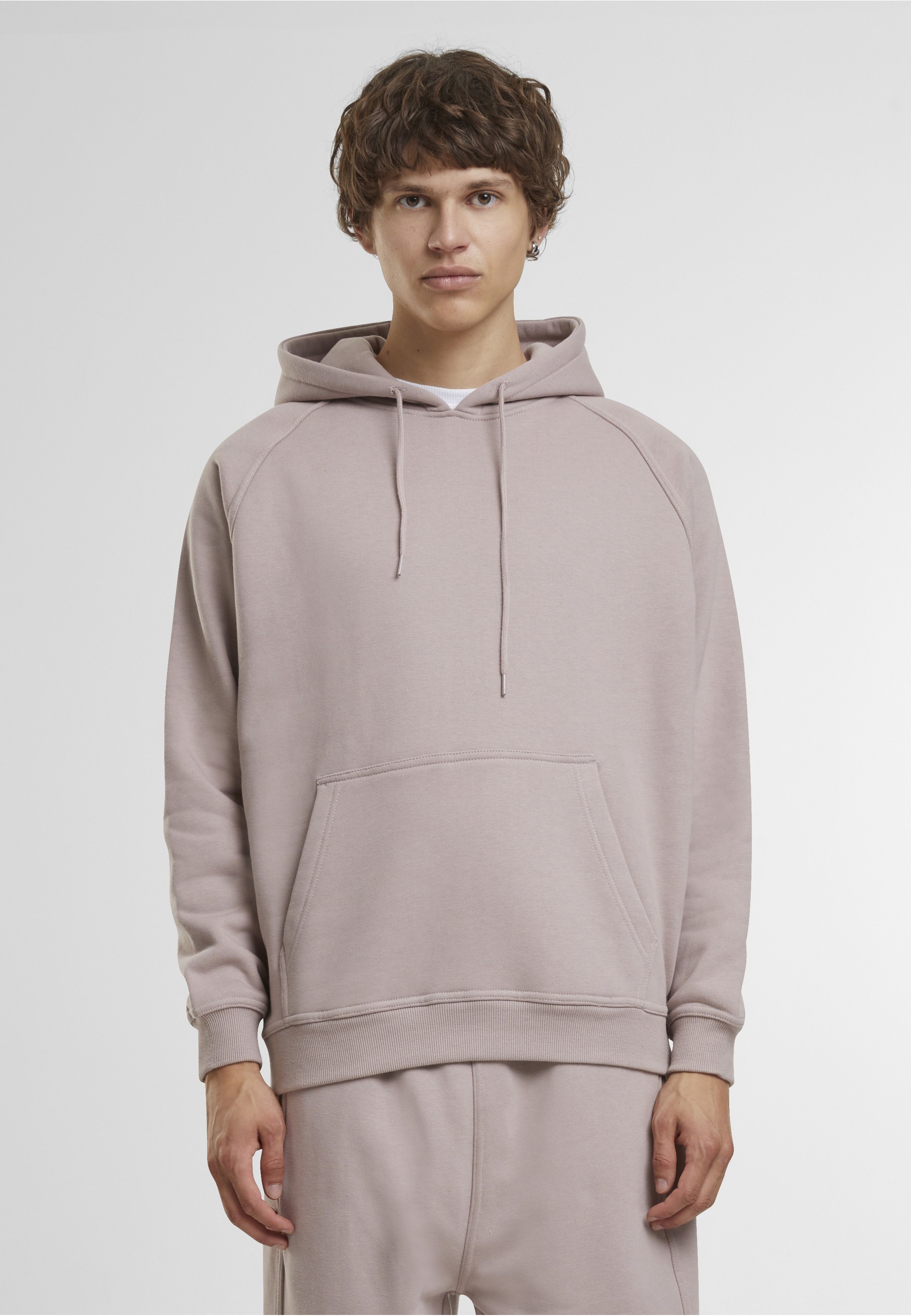 URBAN CLASSICS Rundhalspullover »Urban Classics Herren Blank Hoody« 1 Stk.