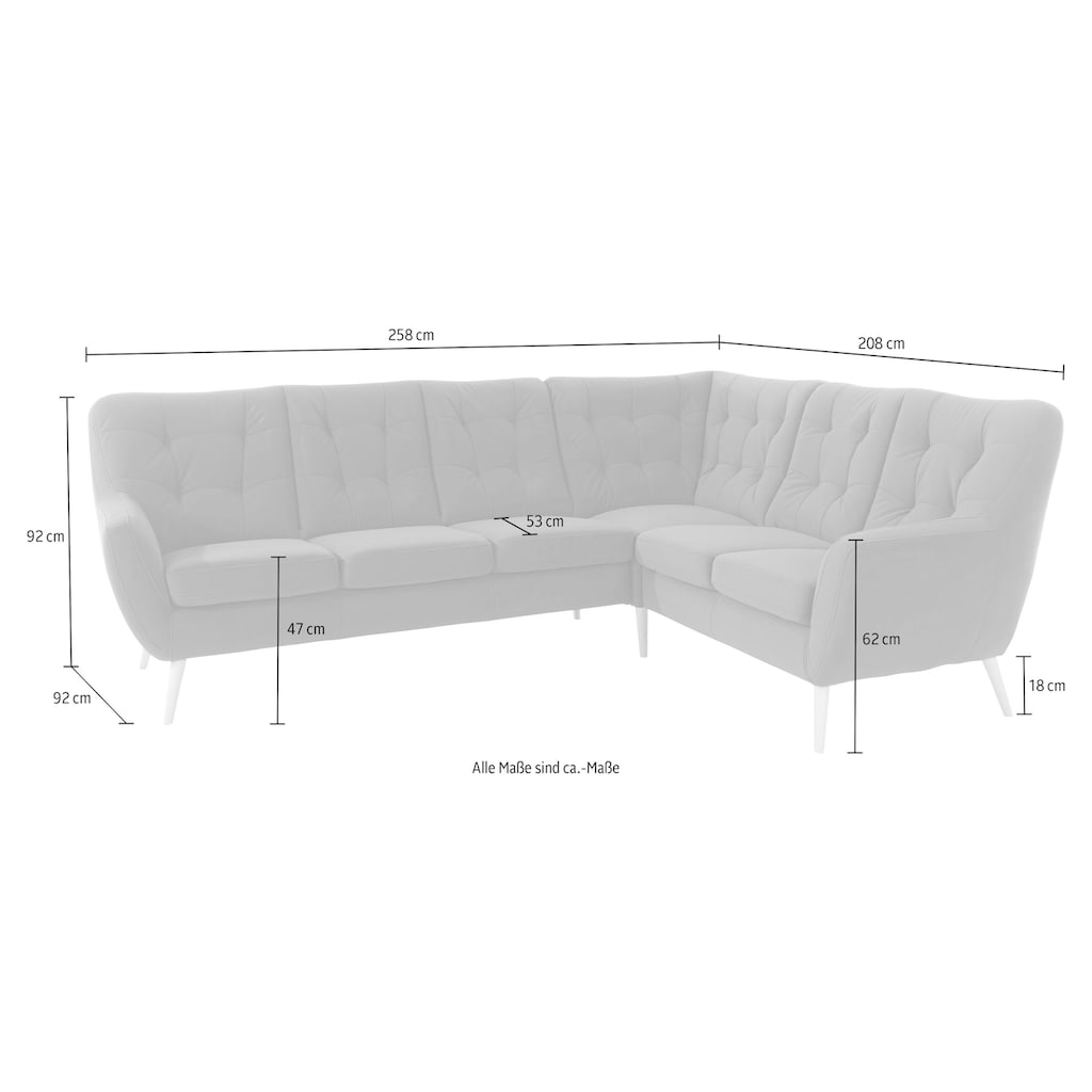 exxpo - sofa fashion Ecksofa »Scandi«