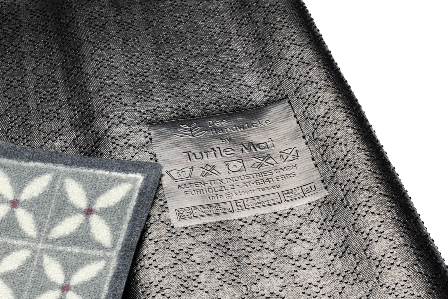 Turtle Mat Teppich »Flower Fields Grey«, rechteckig, 9 mm Höhe