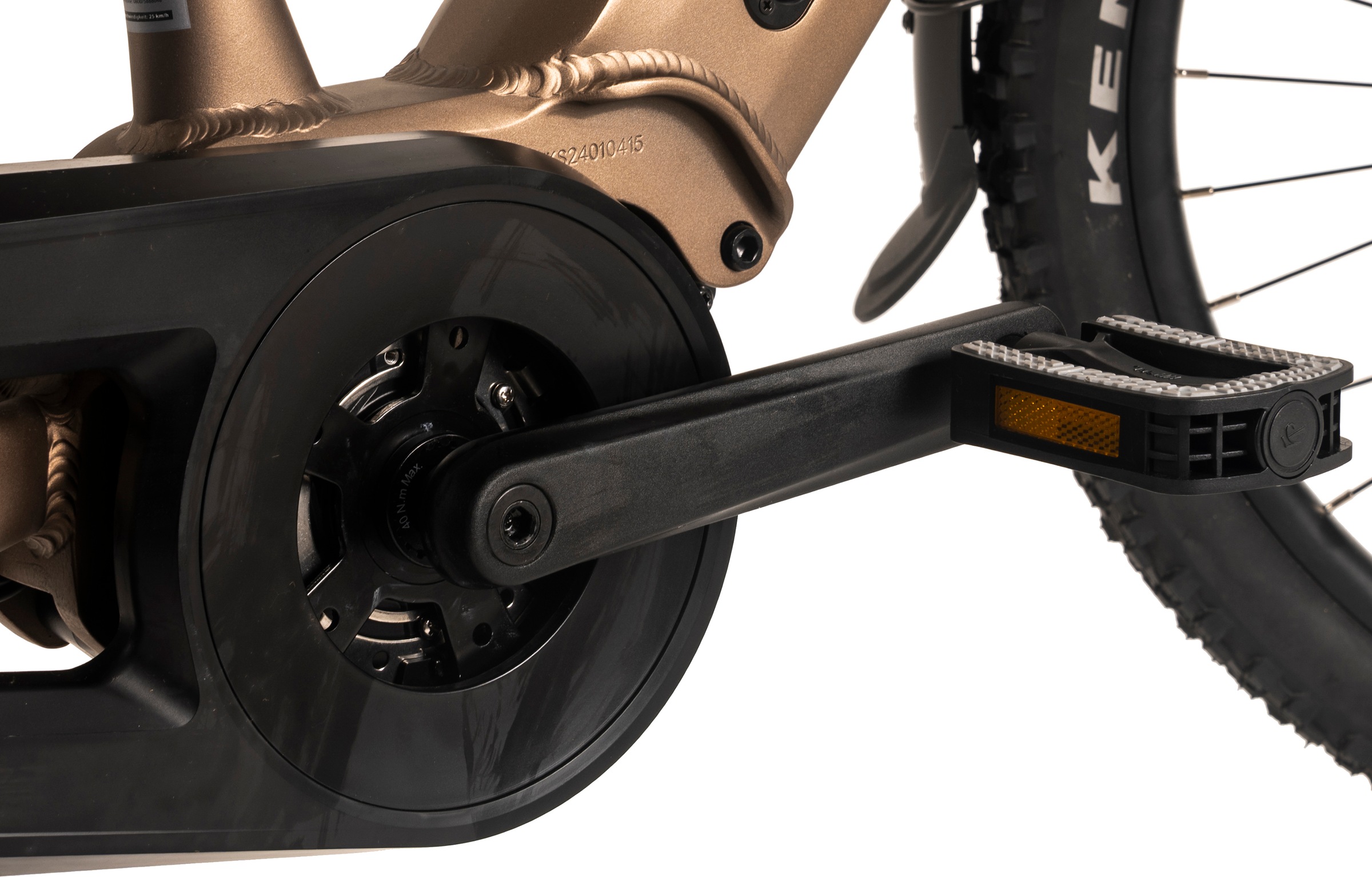 Adore E-Bike »27,5" Alu Cityfahrrad CX-290 Mittelmotor 75NM / 15Ah Bronze«, 8 Gang, Shimano, Nexus, Mittelmotor 250 W