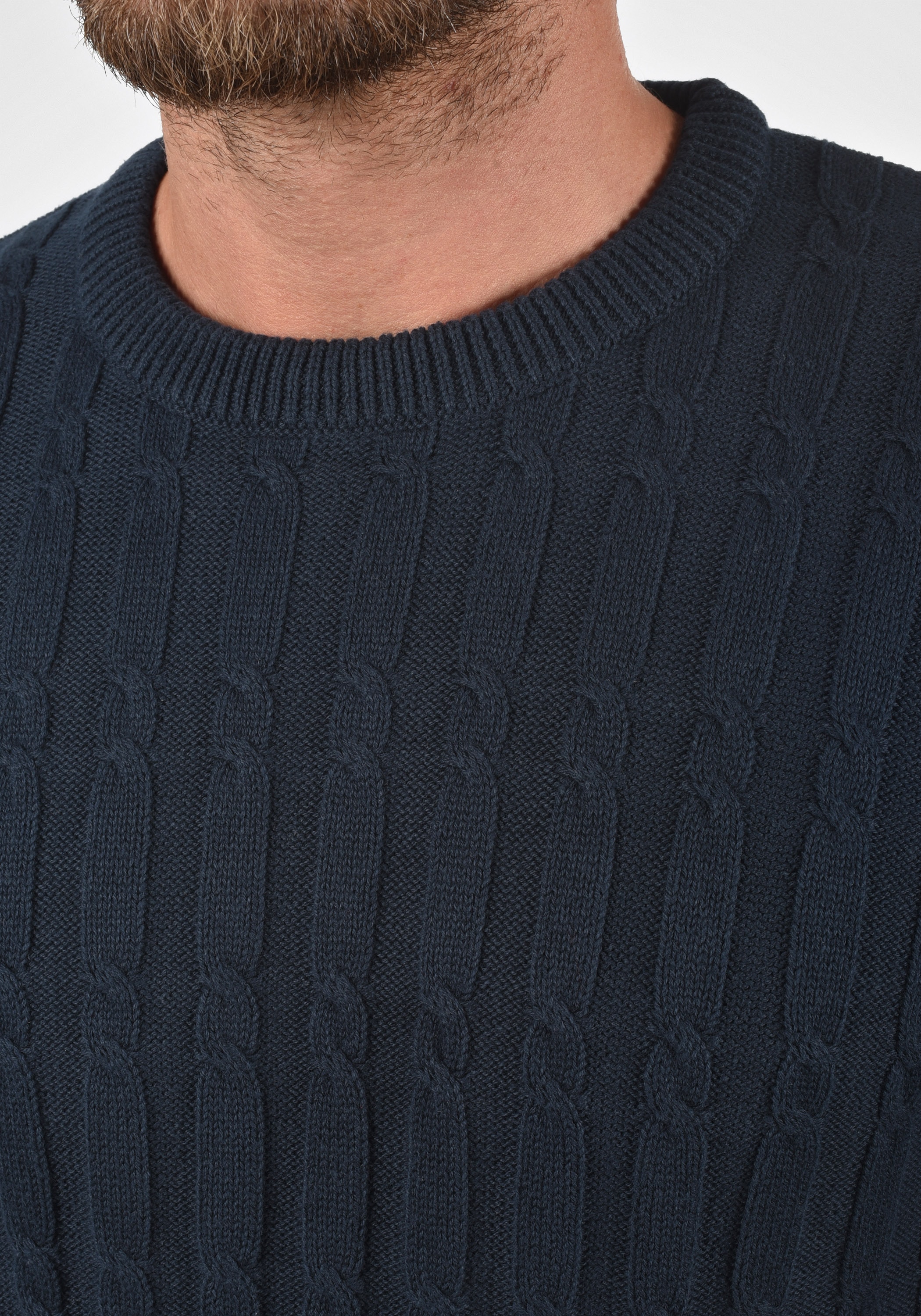 Indicode Strickfleece-Pullover »Strickpullover IDPauletta«