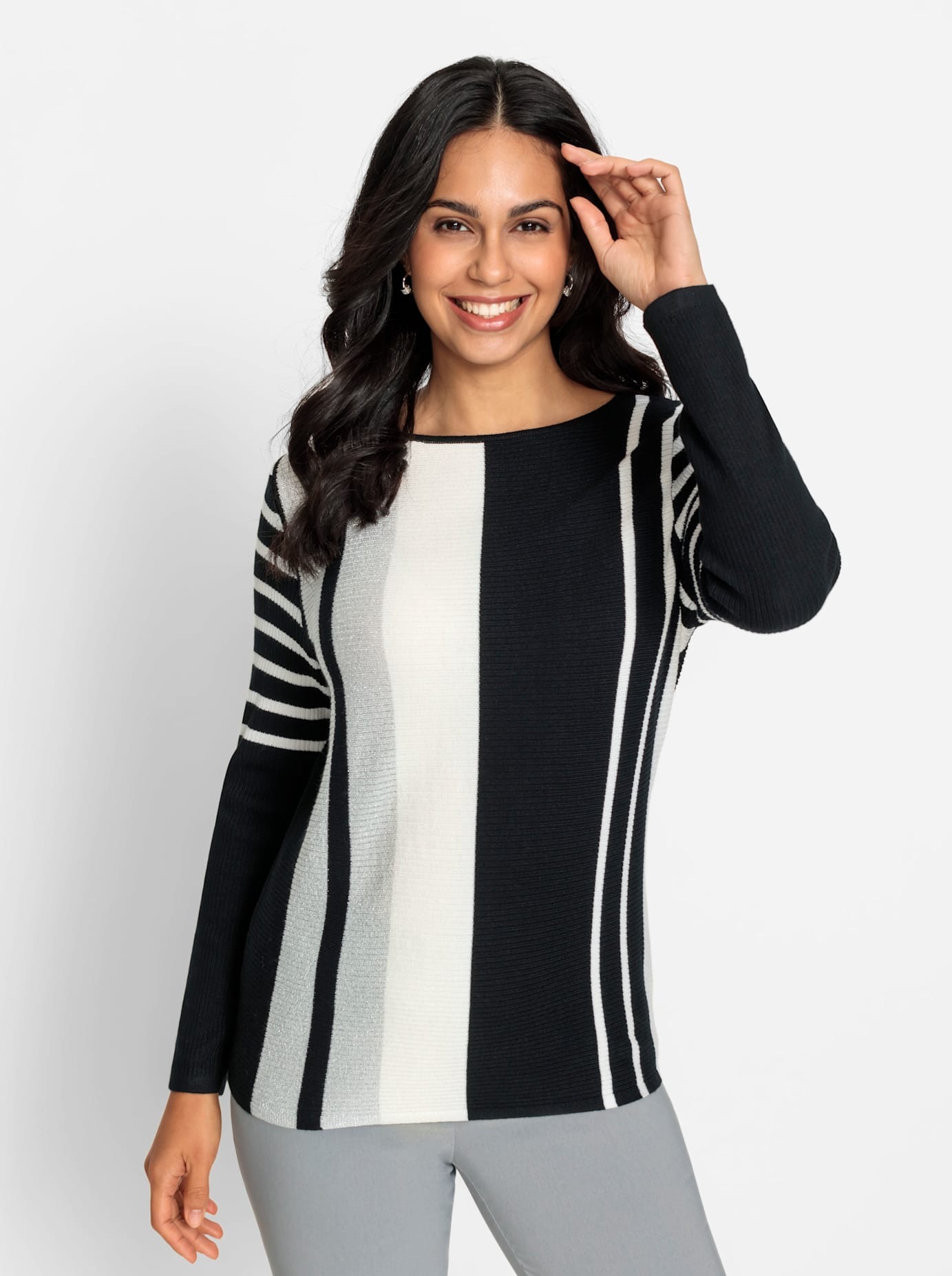 Inspirationen Streifenpullover »Pullover«