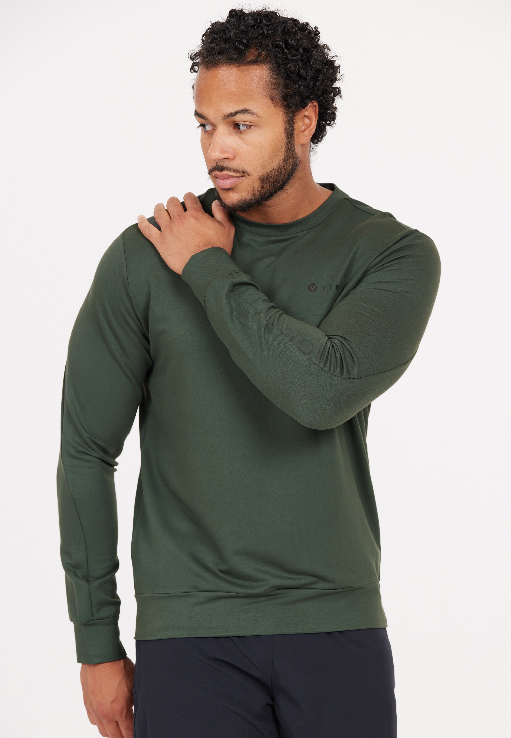 Virtus Sweatshirt »Brent«, aus angenehm weichem Materialmix