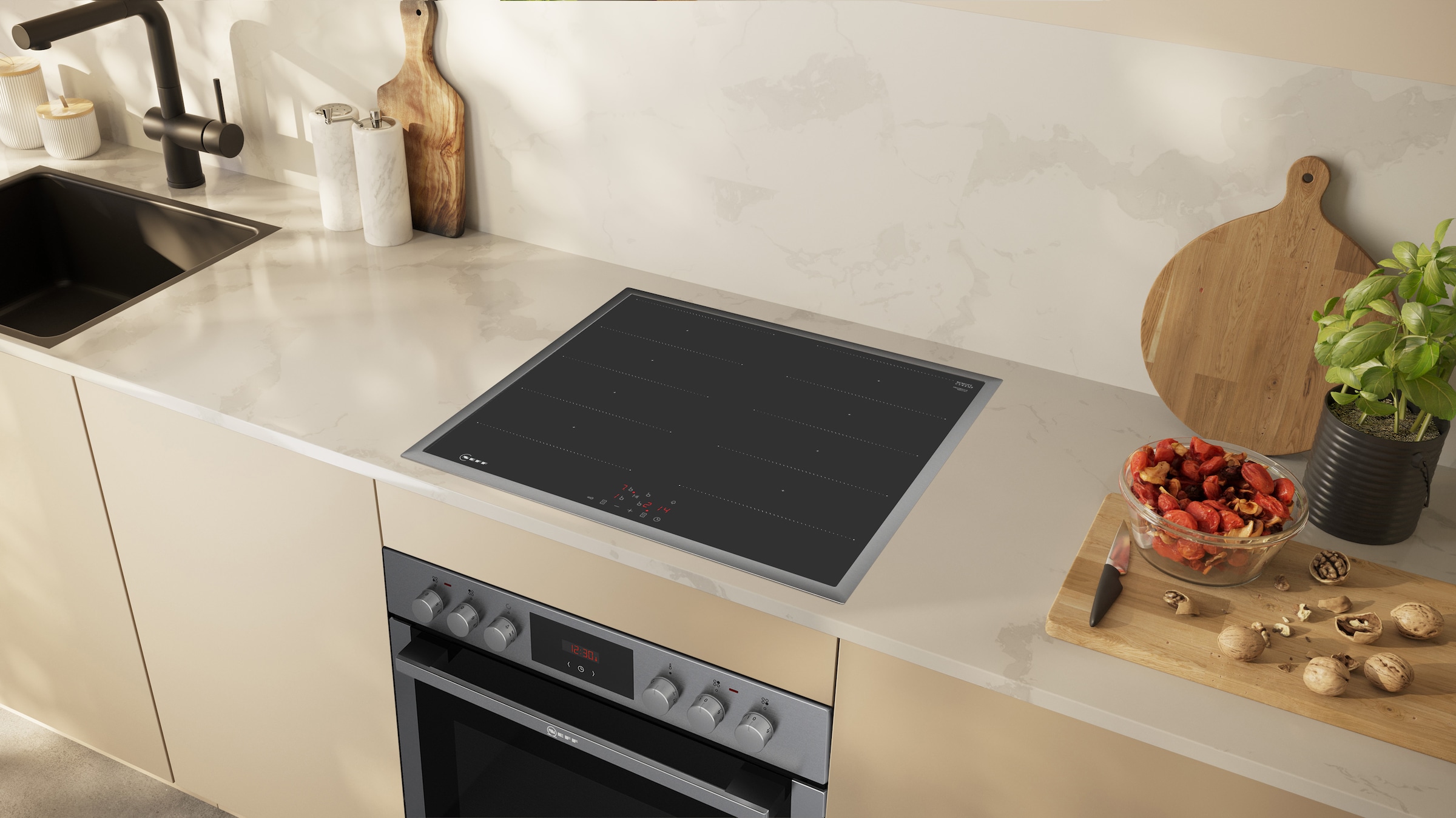 NEFF Induktions Herd-Set »E2CCG6AK0«