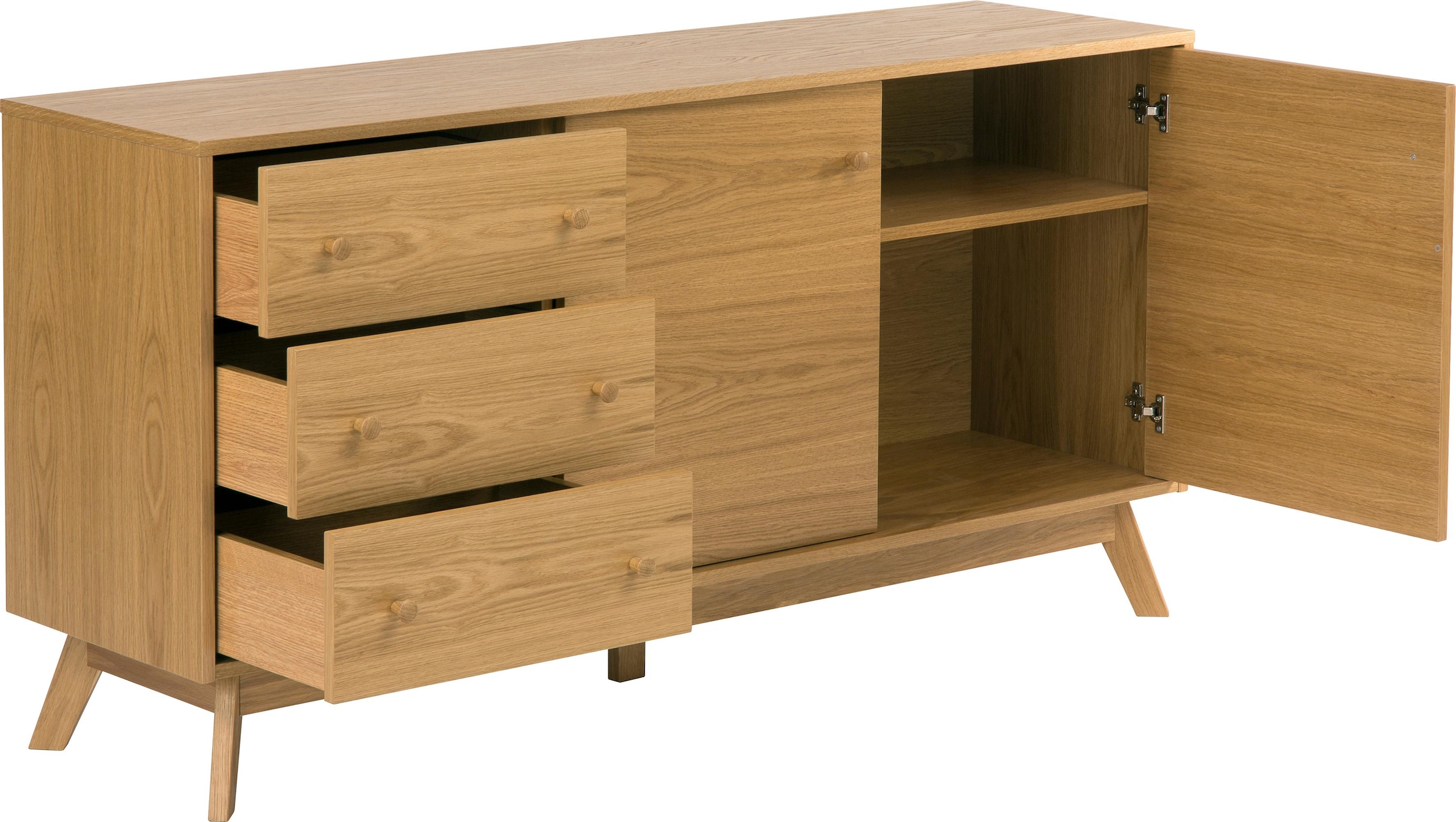 Woodman Sideboard »Bjórgvin«, Breite 150 cm, im schlichten skandinavischen Design