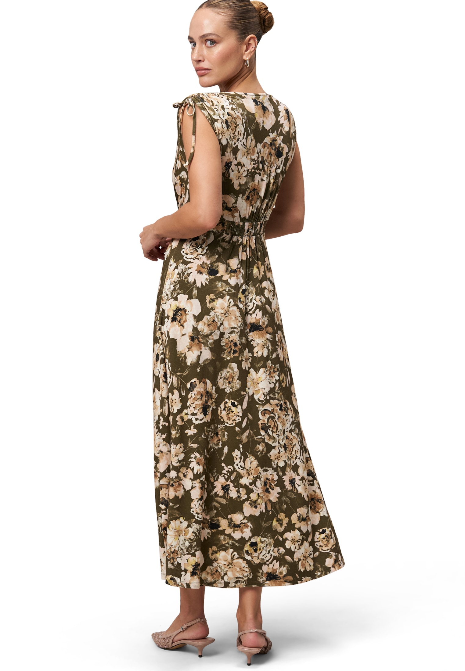Zero Jerseykleid »zero Jerseykleid mit Blumenmuster«, Wickeldesign