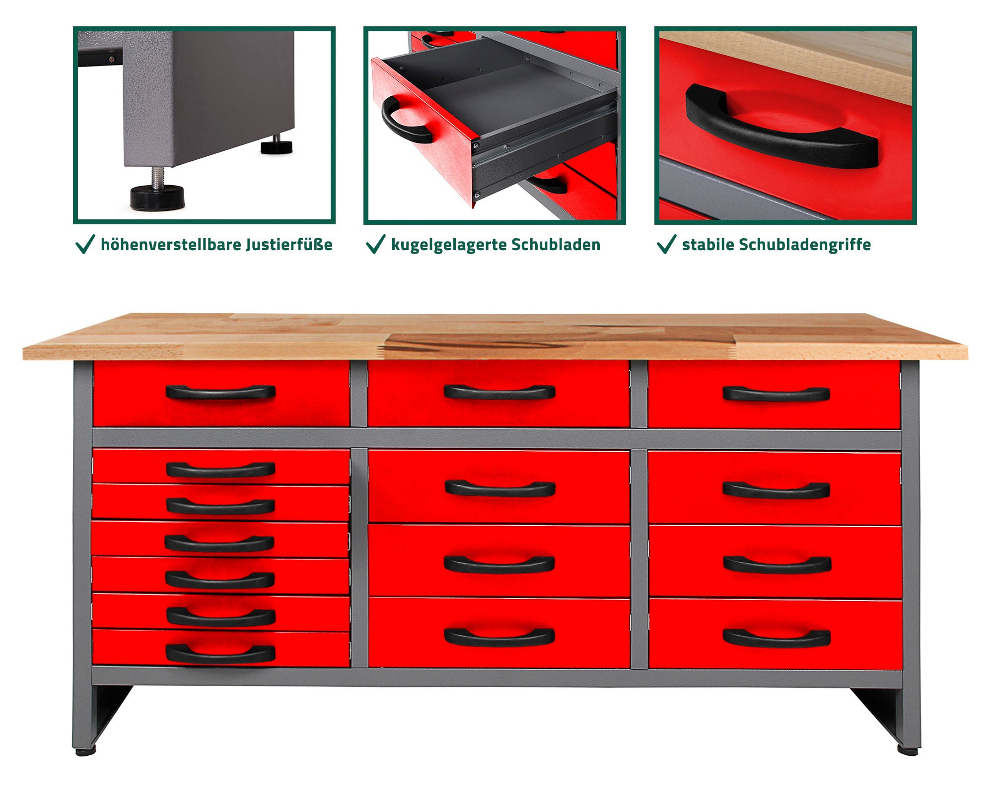 ONDIS24 Werkbank "Konny" Set