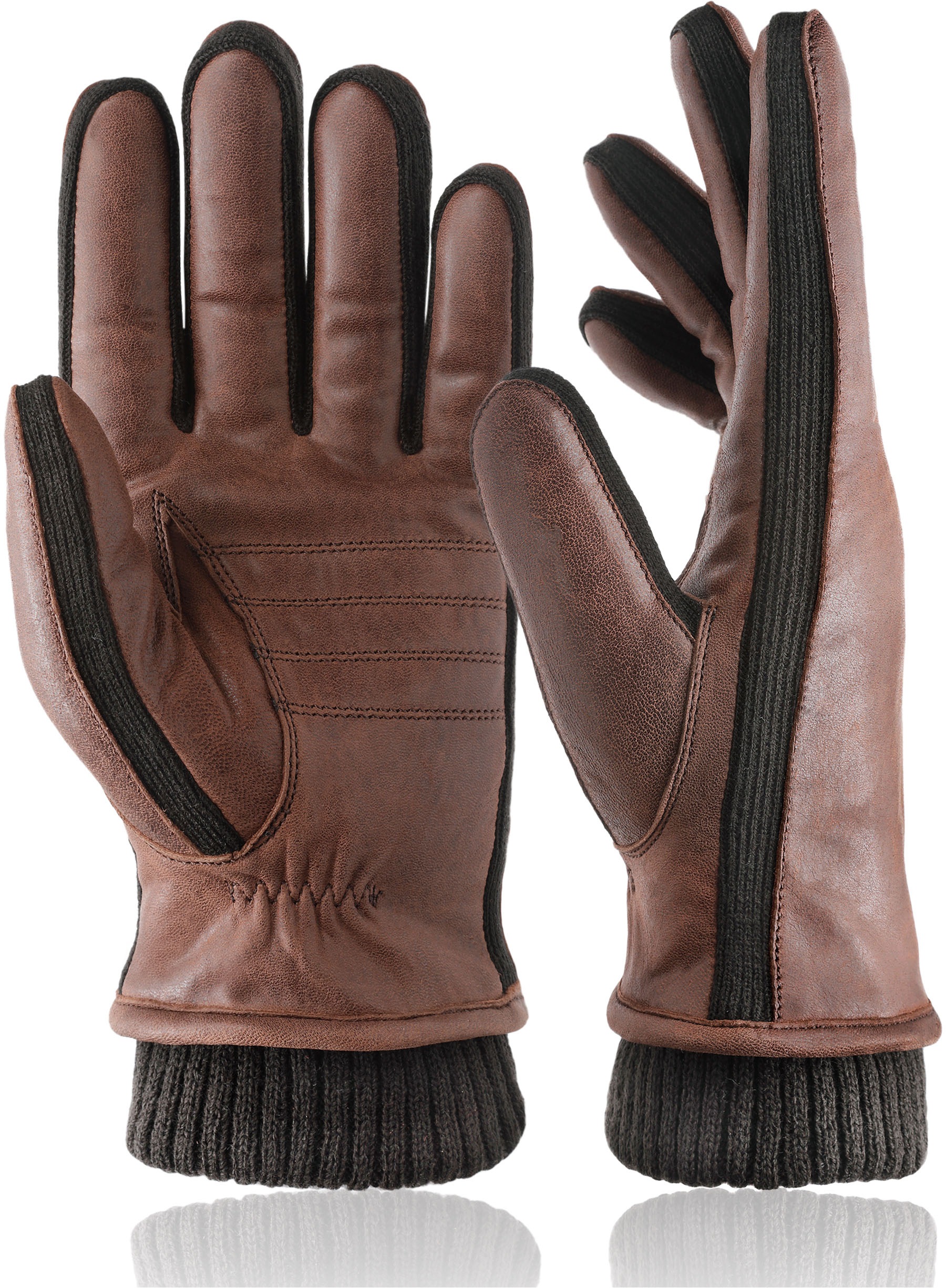 PEARLWOOD Lederhandschuhe mit wärmendem Futter günstig online kaufen