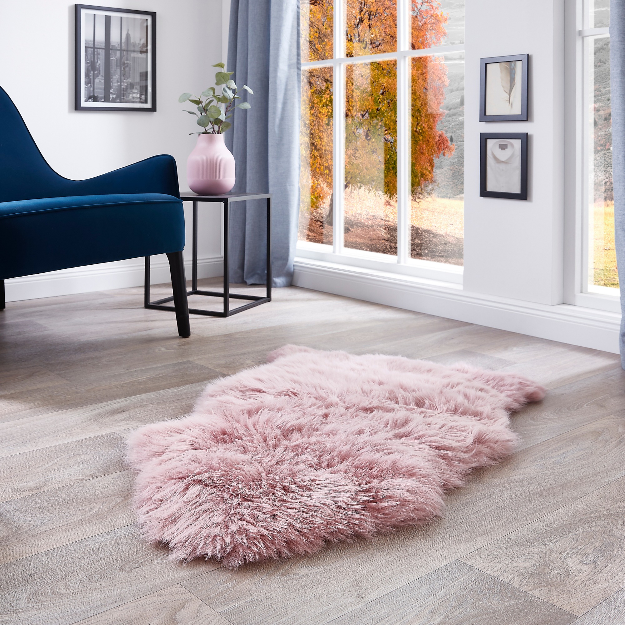 LUXOR living Fellteppich »Schaffell Namika«, fellförmig, 50 mm Höhe, echtes Lammfell, weich & flauschig, große Farbauswahl, in 2 Größen