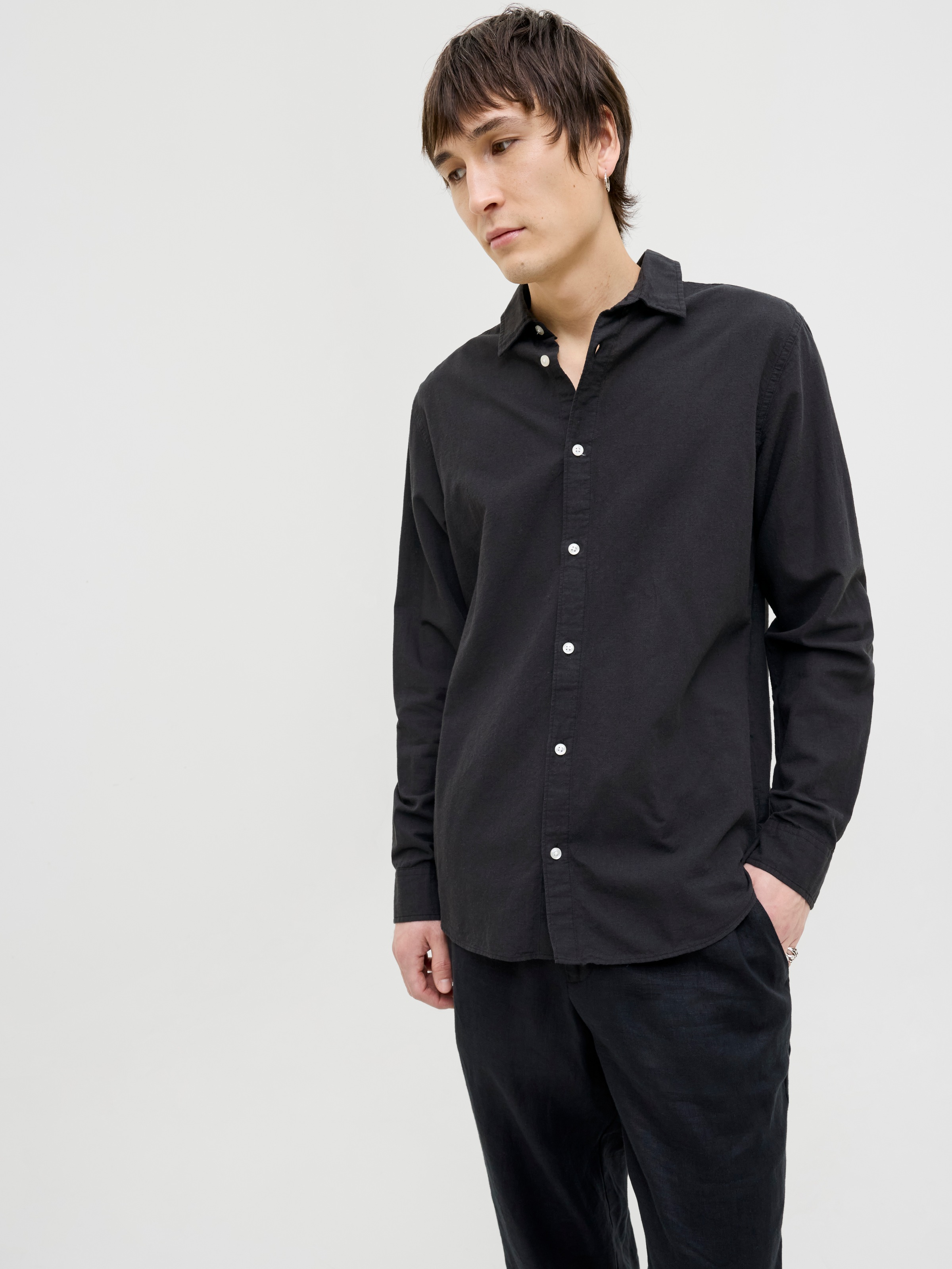 Jack & Jones Langarmhemd "JJEBREEZE SHIRT LS SN", mit Hemdkragen günstig online kaufen