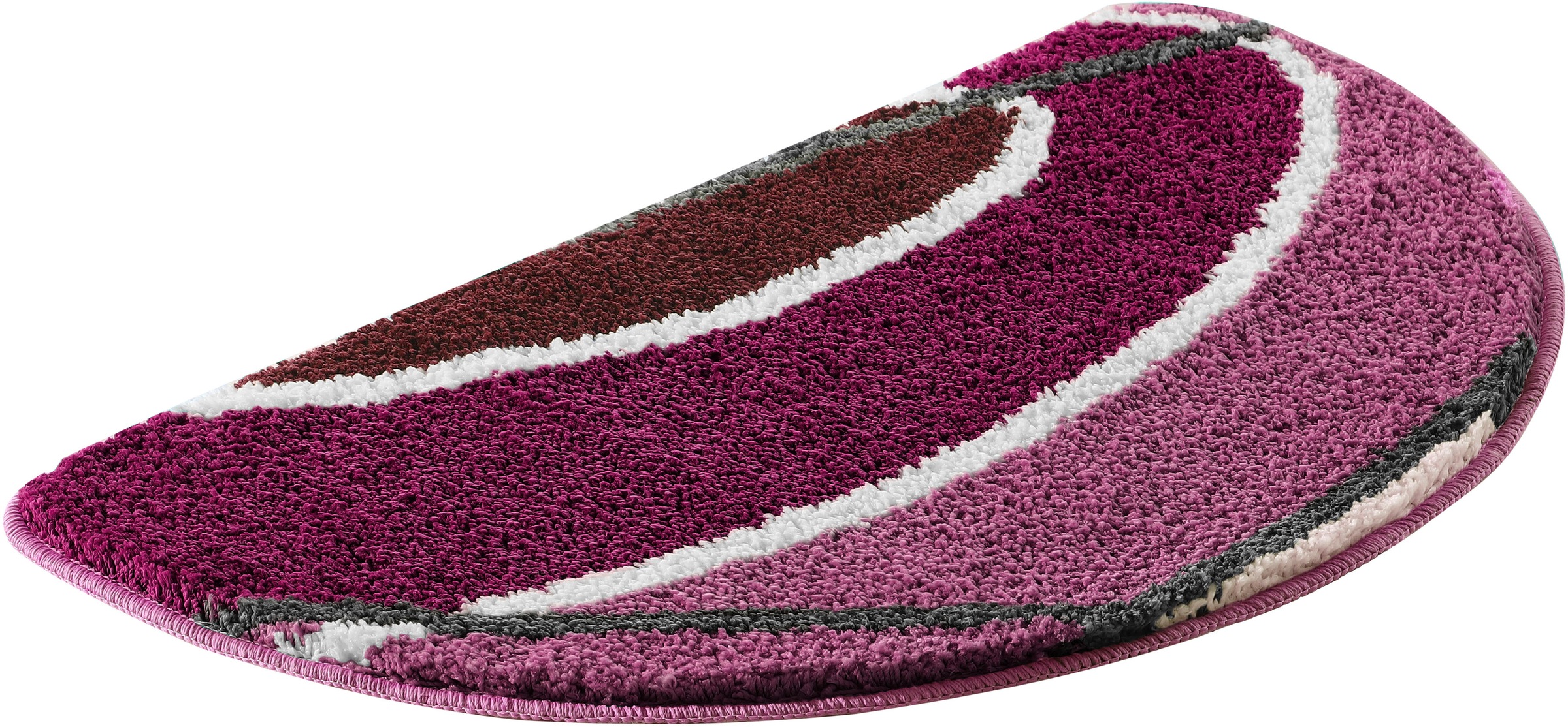 my home Badematte "Juna mit Muster, Badvorleger, Badezimmer Teppich, Duschv günstig online kaufen