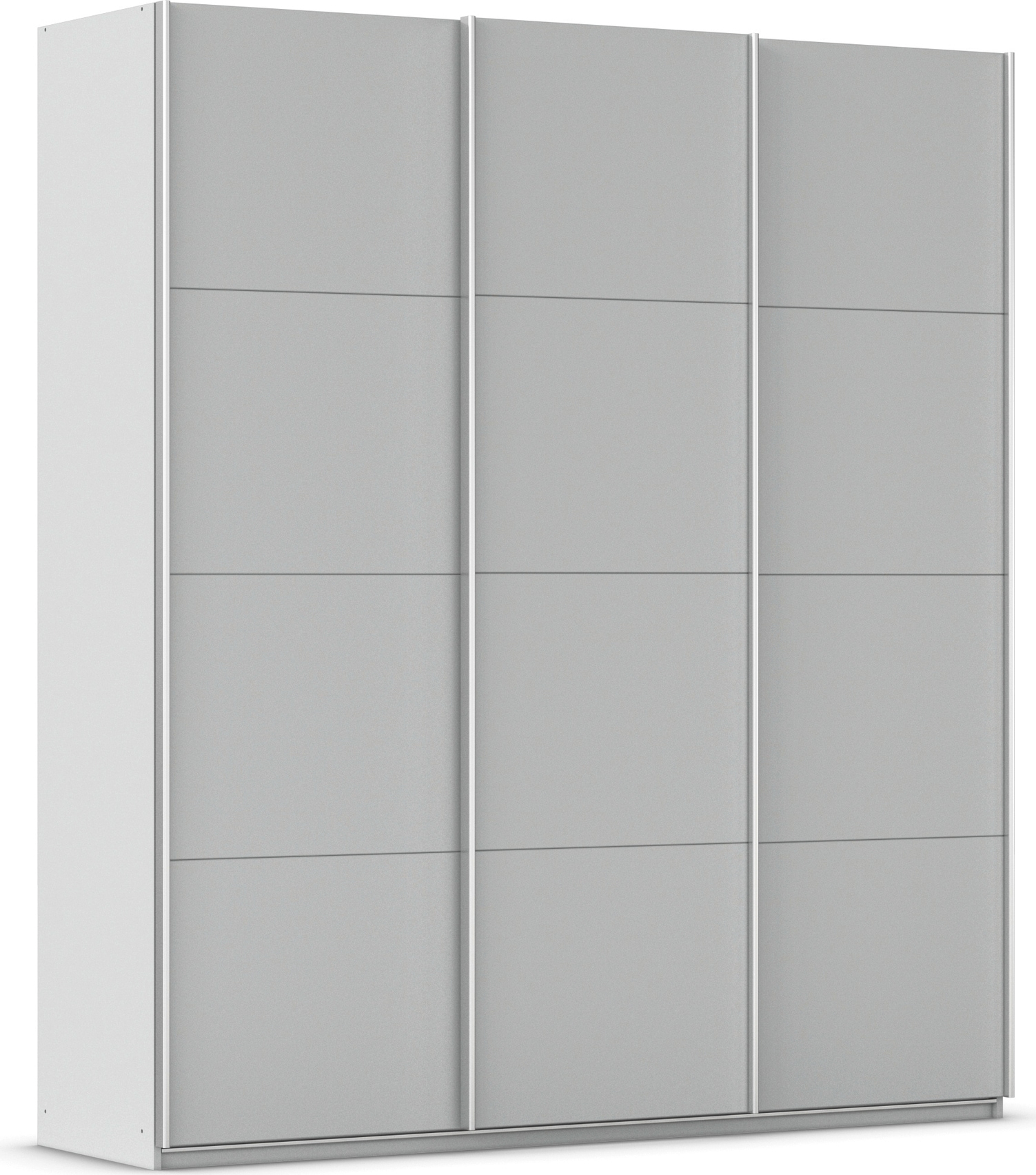 OTTO home Schwebetürenschrank "Kleiderschrank Schrank Garderobe AGORDO mit Dekor- oder Hochglanzfront" Breiten 203/271/315/360 cm in drei Griff-Farben - NEU: Farbe SCHWARZ, in 4 Breiten und 2 Höhen MADE IN GERMANY