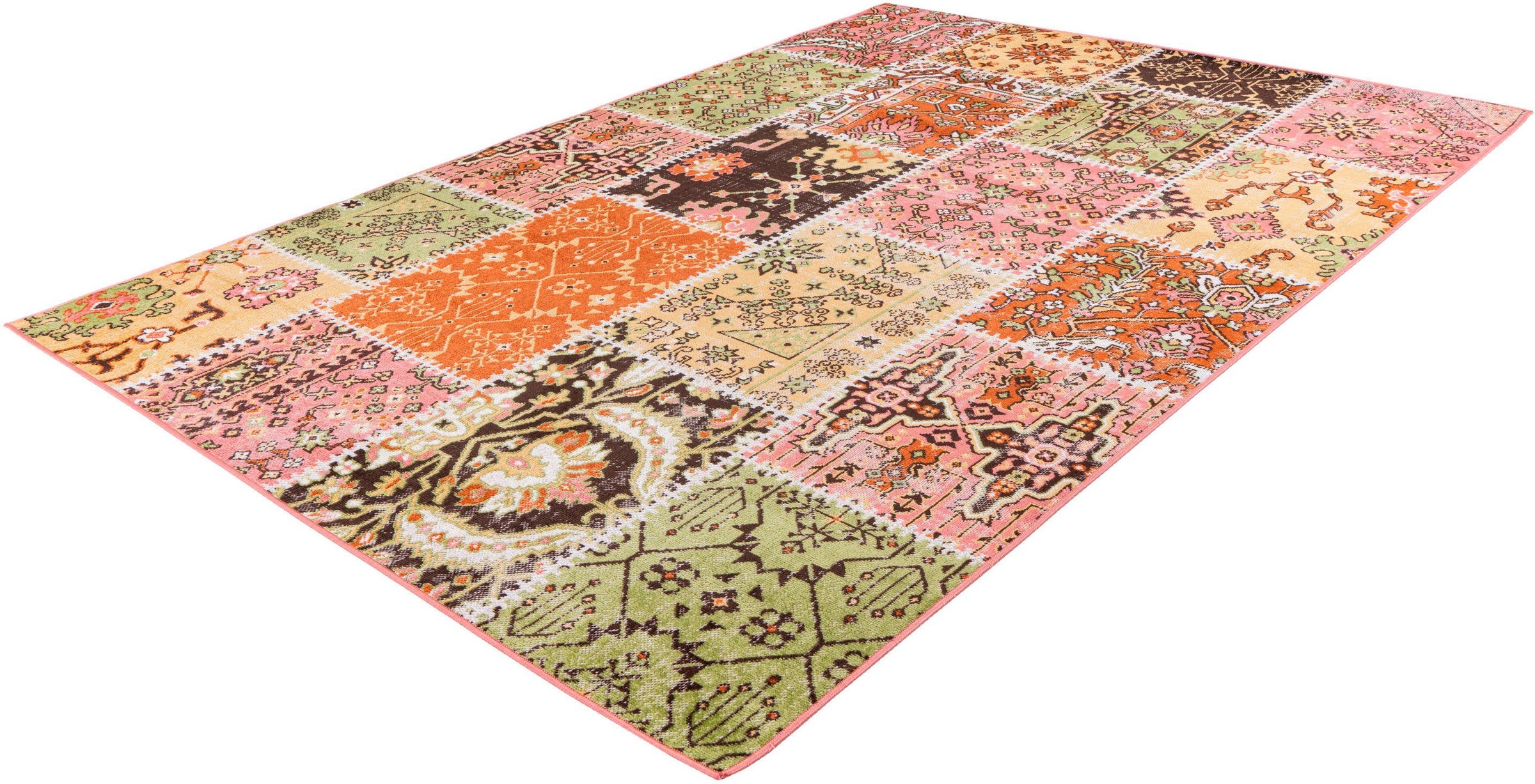 Teppich MY HOME "Darian" Gr. 6, bunt (multi), B:200cm H:6mm L:290cm, Kunstfaser, Teppiche, Teppich, Wohnzimmer 3