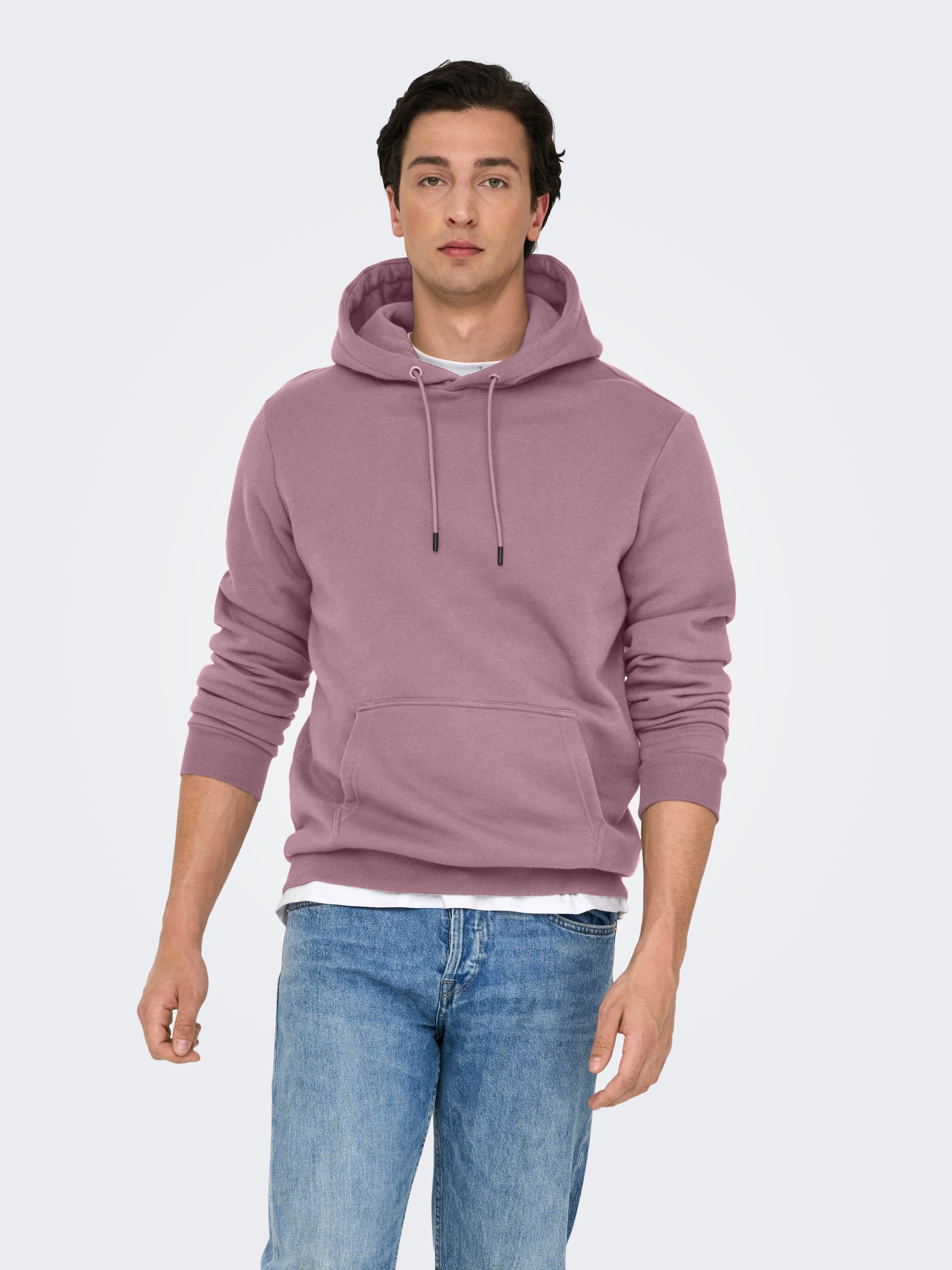 ONLY & SONS "ONSCERES HOODIE SWEAT NOOS", Baumwollmischung, regular fit günstig online kaufen