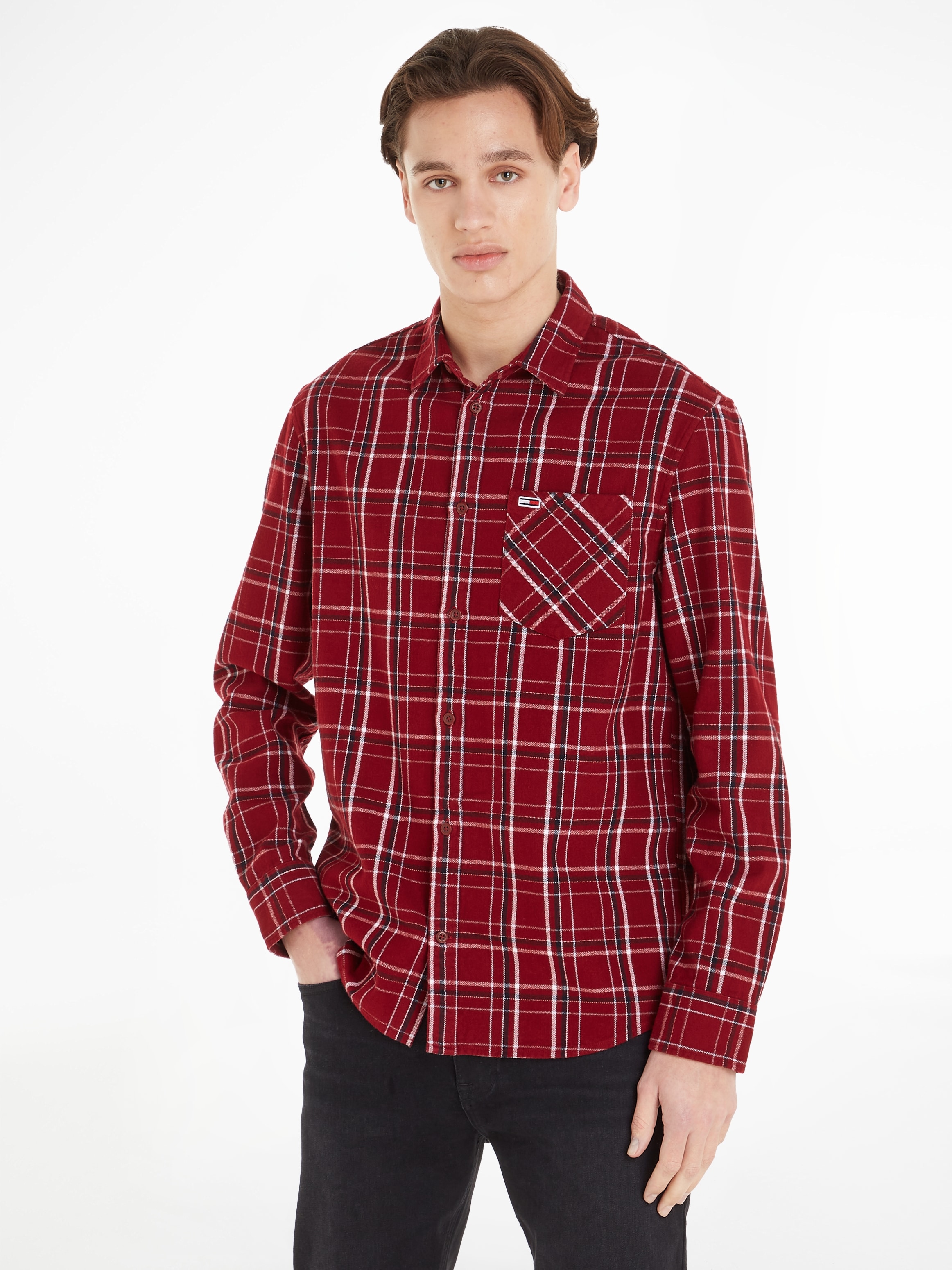 Tommy Jeans Karohemd "TJM CLSC CHECK POCKET SHIRT"