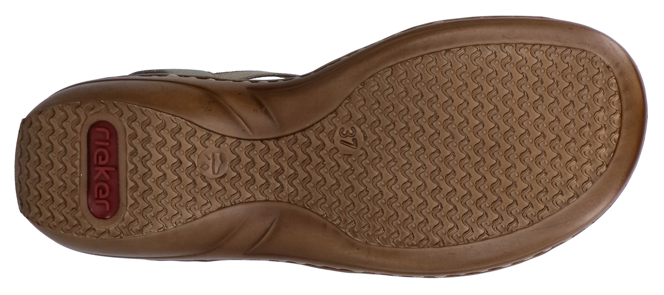 Rieker Sandale  Sommerschuh, Schlupfschuh mit Gummizug für guten Sitz