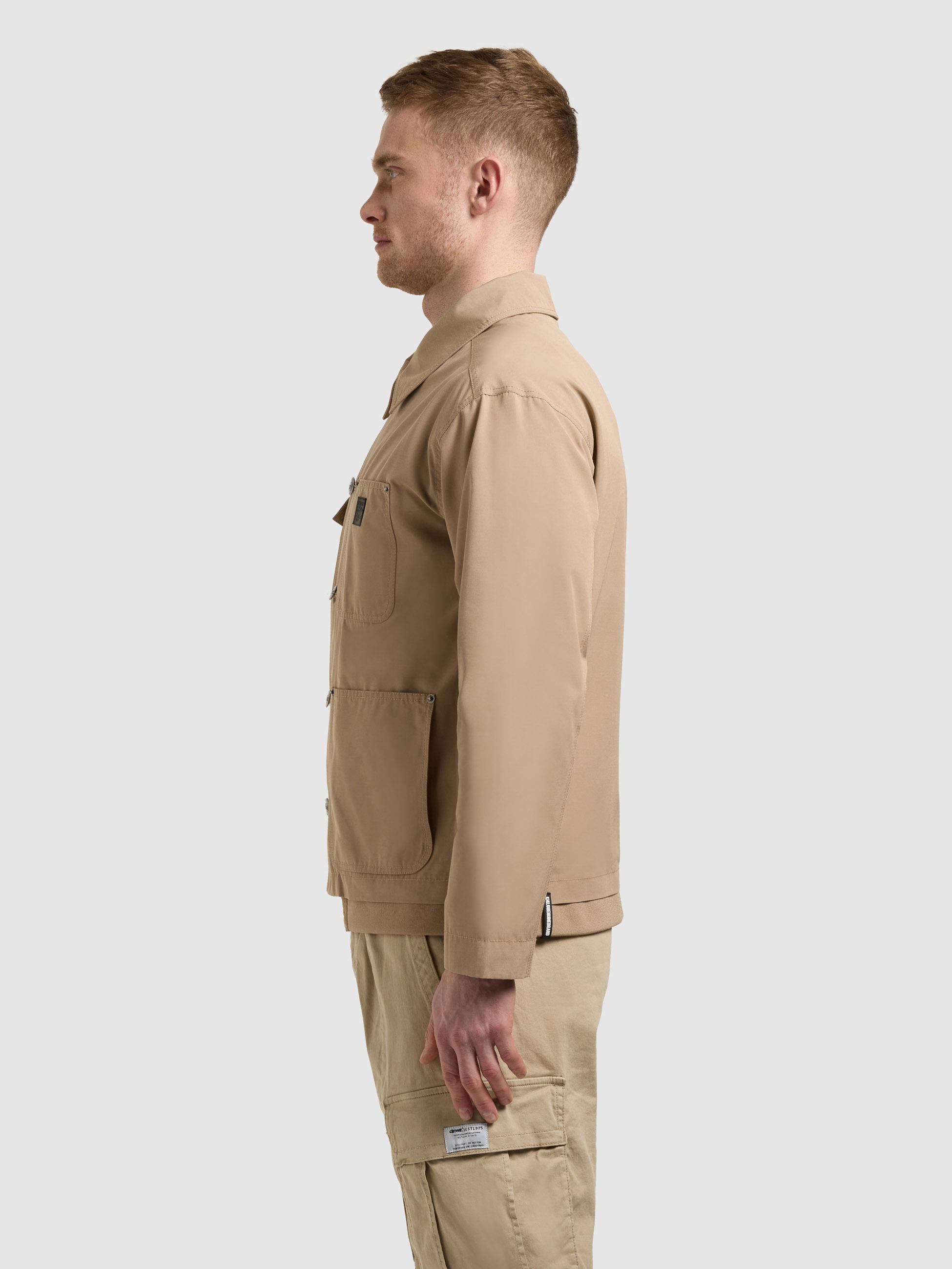 khujo Hemdjacke »Raise« Hybride Herrenjacke mit Bomberjacken-Elementen