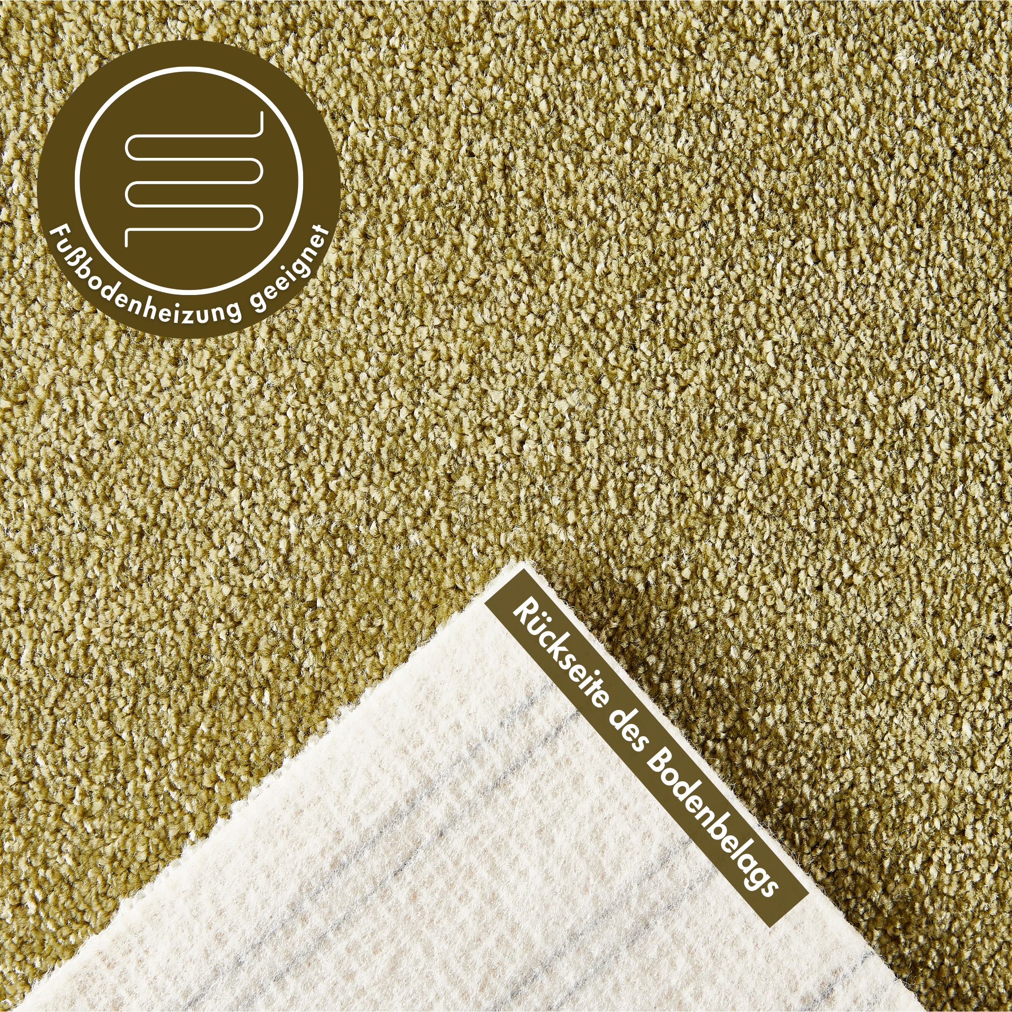 Andiamo Teppichboden »Verona, Velours, Made in Belgium«, rechteckig, 6 mm Höhe, Uni Farben, Breite 400 cm oder 500 cm, strapazierfähig, pflegeleicht