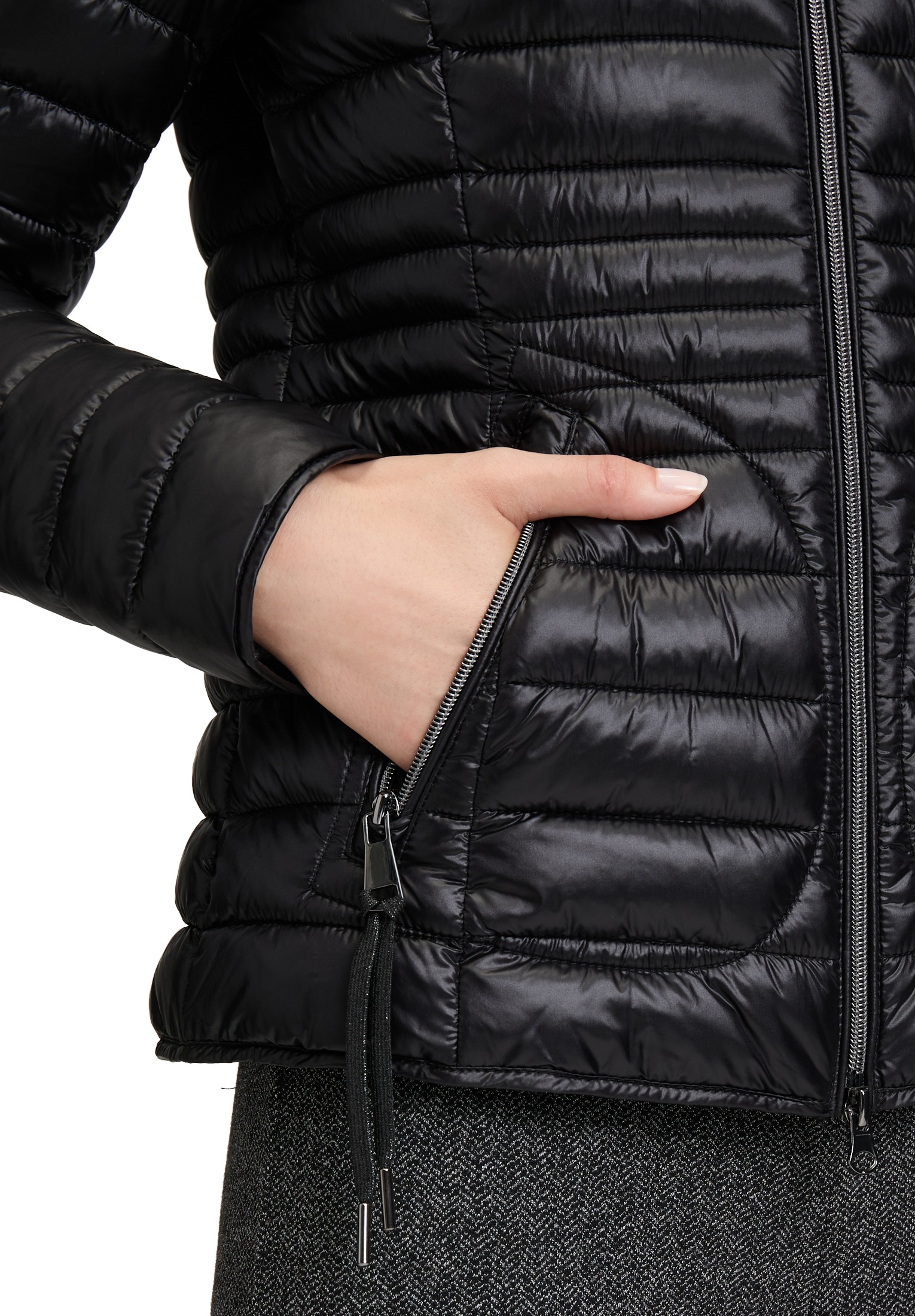 Cartoon Steppjacke »Cartoon Damen Steppjacke mit Reißverschlusstaschen«, mit Kapuze