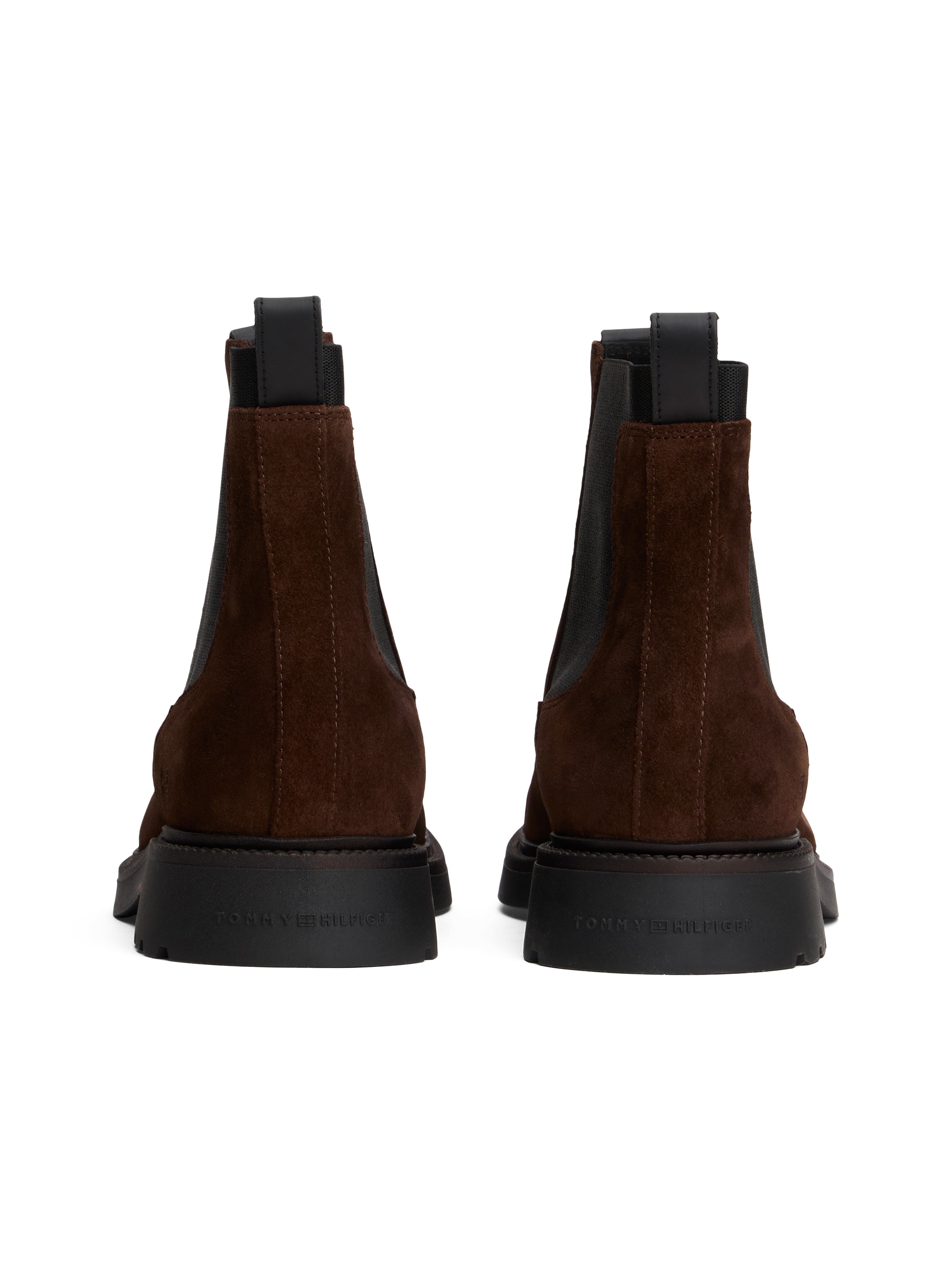 Tommy Hilfiger Chelseaboots »HILFIGER COMFORT LWT SDE CHELSEA«, Blockabsatz, Herbstmode, Businessschuh, beidseitiger Stretcheinsatz