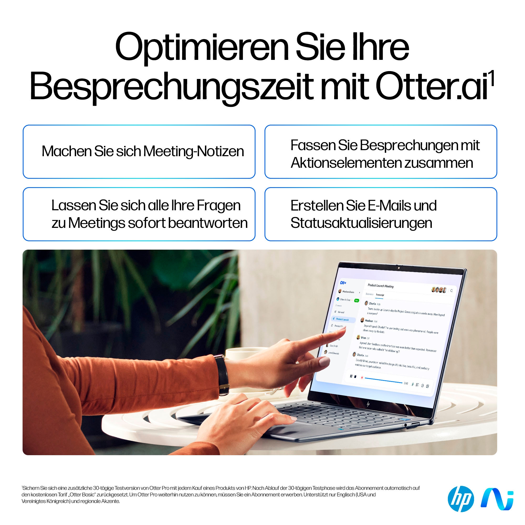 HP Notebook »OmniBook X 14-fe0060ng Silver«, 35,6 cm, / 14 Zoll, Qualcomm, Snapdragon X, Adreno, 1000 GB SSD