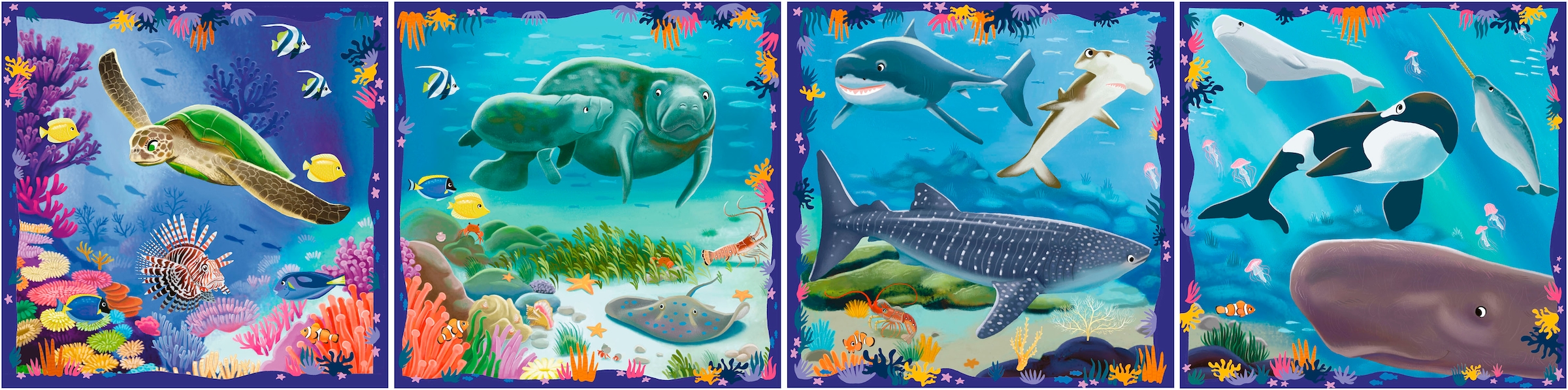 Ravensburger Puzzle »PuzzleUP!, Meerestiere«, Made in Europe