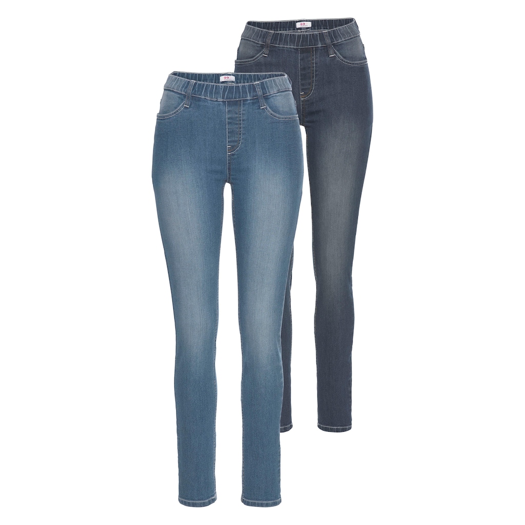 Flashlights Jeansjeggings, (Packung, 2er-Pack), High Waist